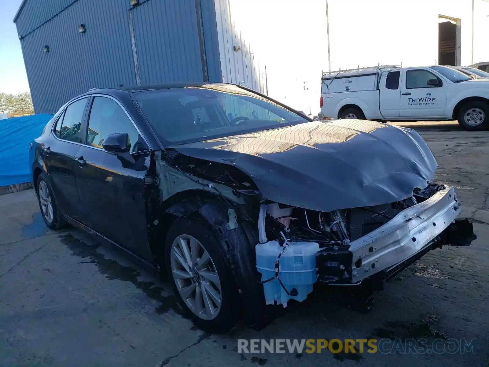 1 Photograph of a damaged car 4T1C11BK7MU028421 TOYOTA CAMRY 2021