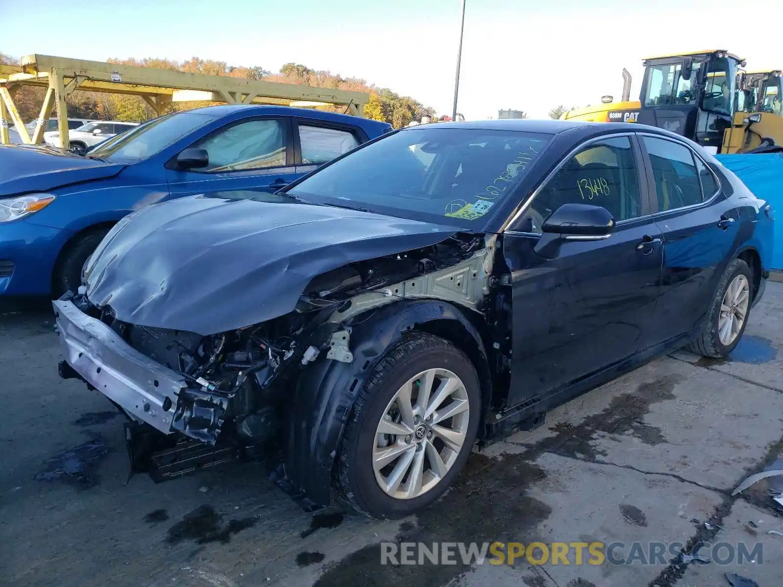 2 Photograph of a damaged car 4T1C11BK7MU028421 TOYOTA CAMRY 2021