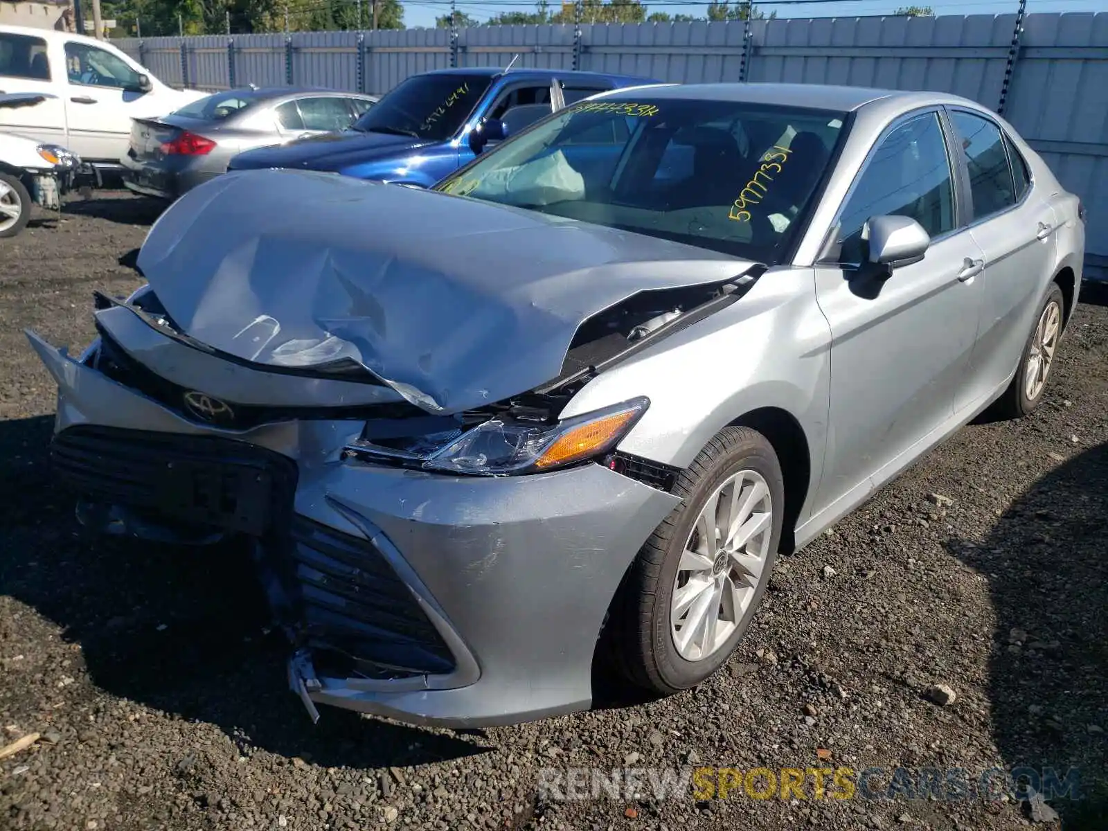 2 Photograph of a damaged car 4T1C11BK8MU035197 TOYOTA CAMRY 2021