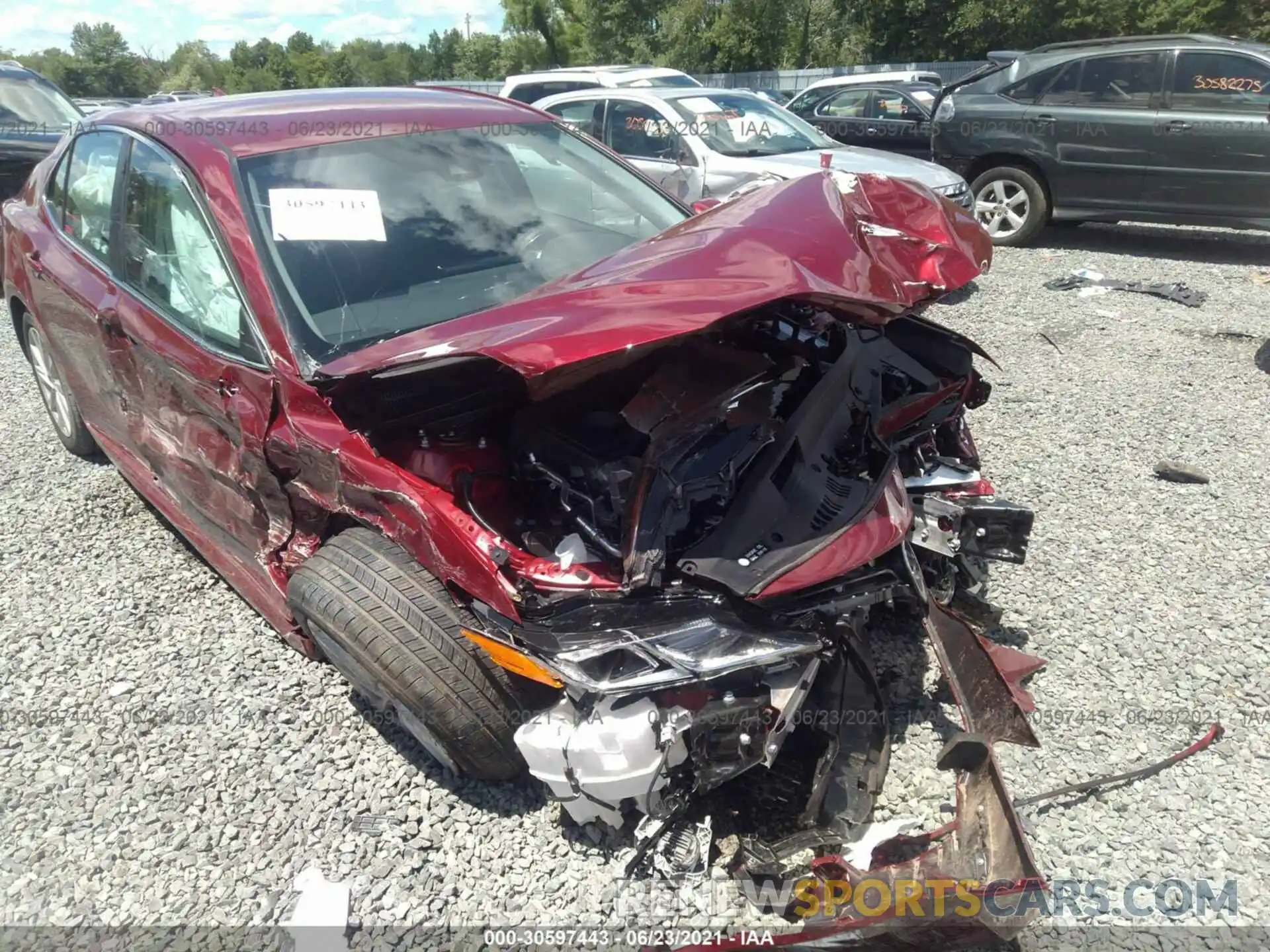 1 Photograph of a damaged car 4T1C11BK8MU035670 TOYOTA CAMRY 2021