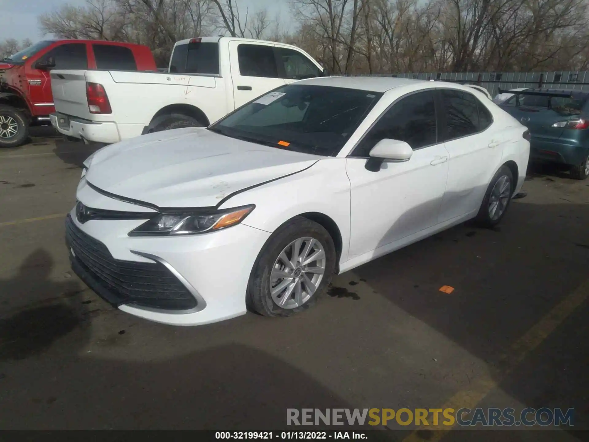 2 Photograph of a damaged car 4T1C11BK8MU037421 TOYOTA CAMRY 2021