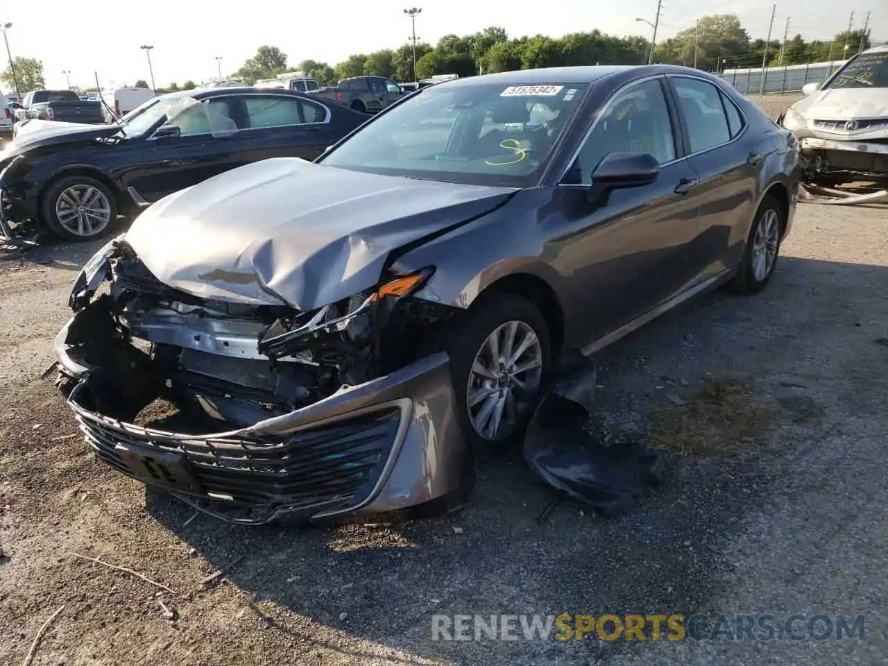 2 Photograph of a damaged car 4T1C11BK9MU020000 TOYOTA CAMRY 2021