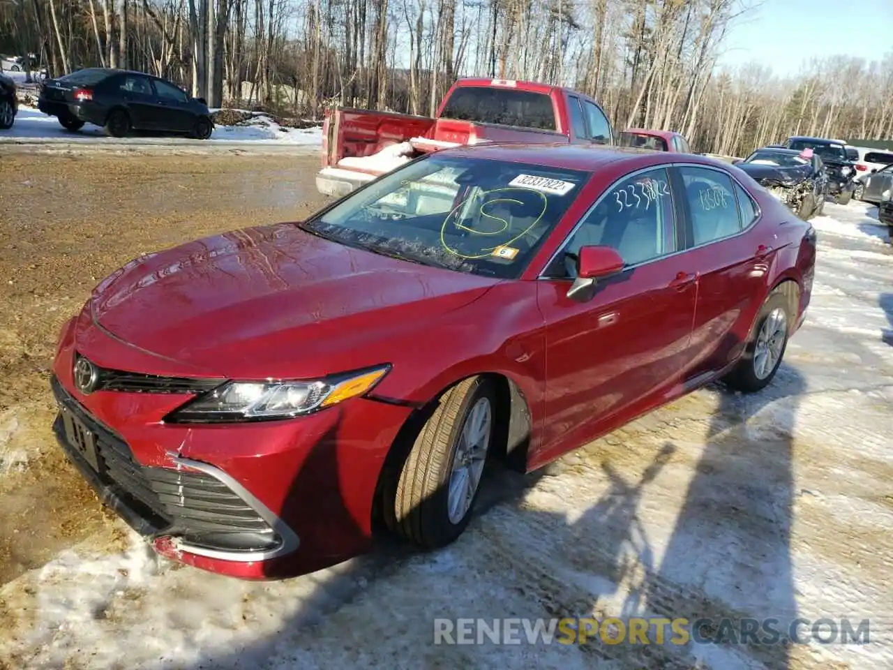 2 Photograph of a damaged car 4T1C11BK9MU024516 TOYOTA CAMRY 2021