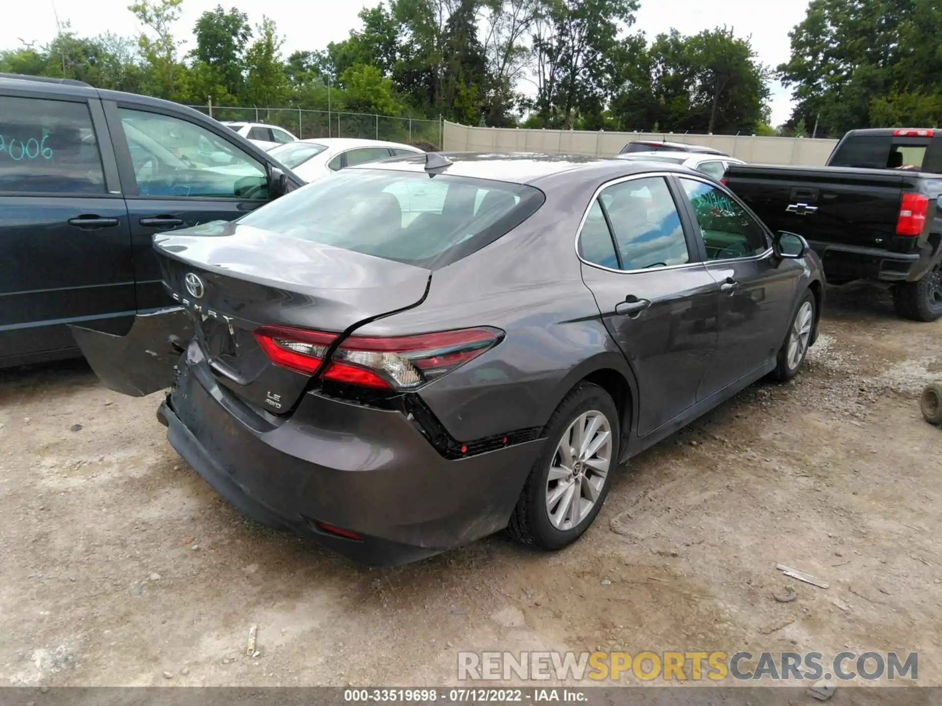 4 Photograph of a damaged car 4T1C11BK9MU043468 TOYOTA CAMRY 2021