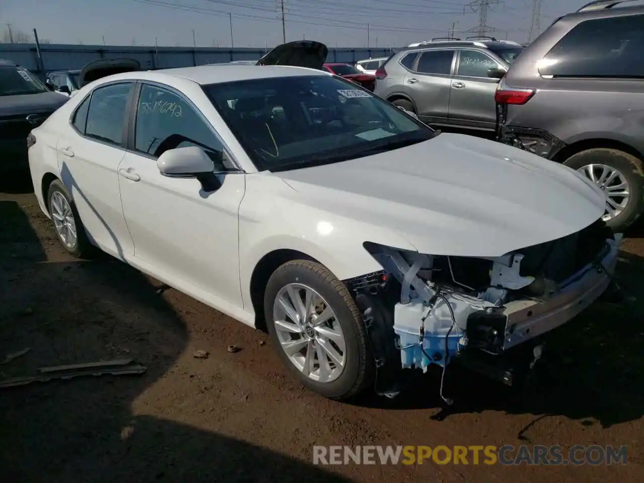 1 Photograph of a damaged car 4T1C11BKXMU027053 TOYOTA CAMRY 2021