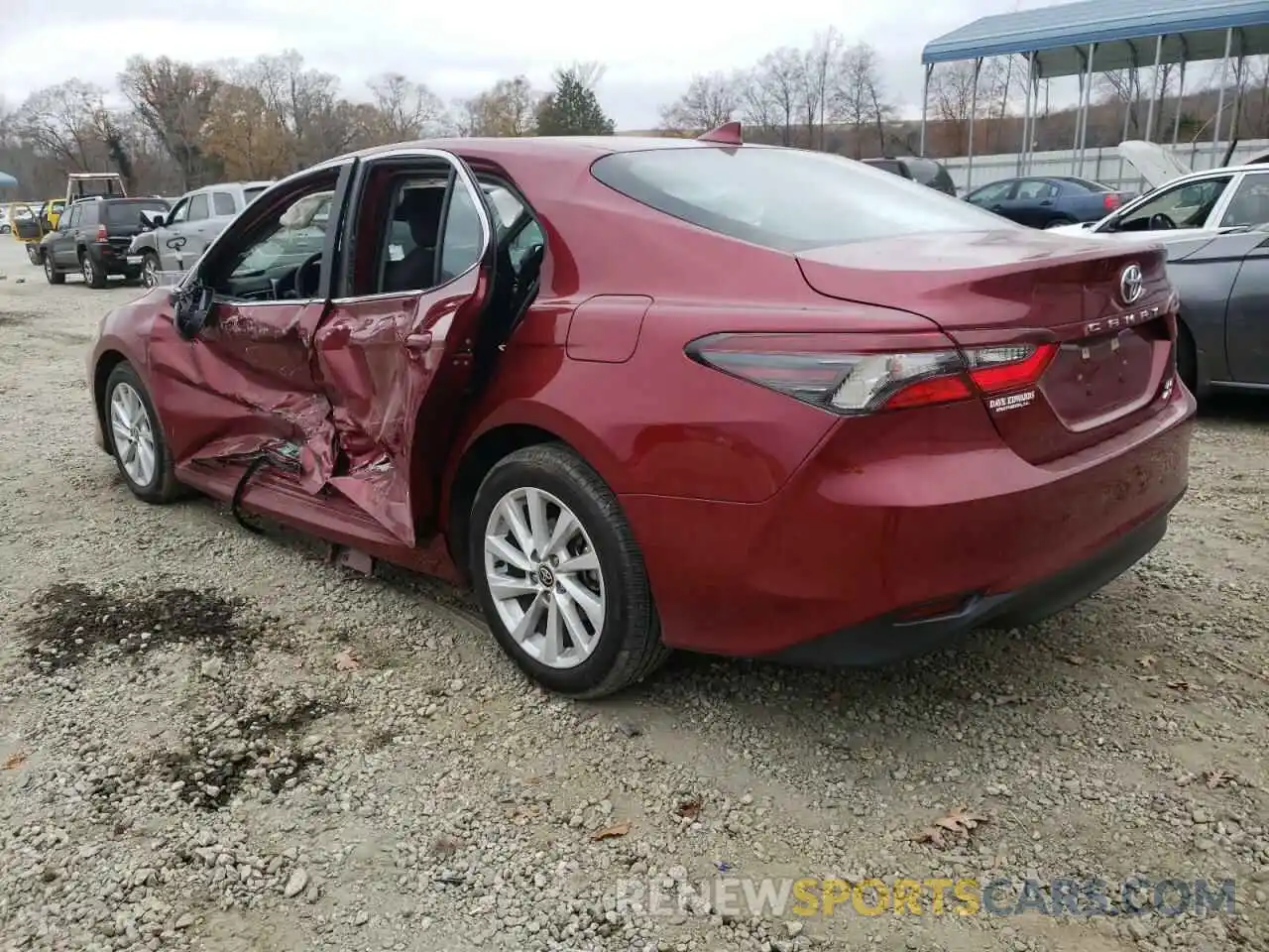 3 Photograph of a damaged car 4T1C11BKXMU027361 TOYOTA CAMRY 2021