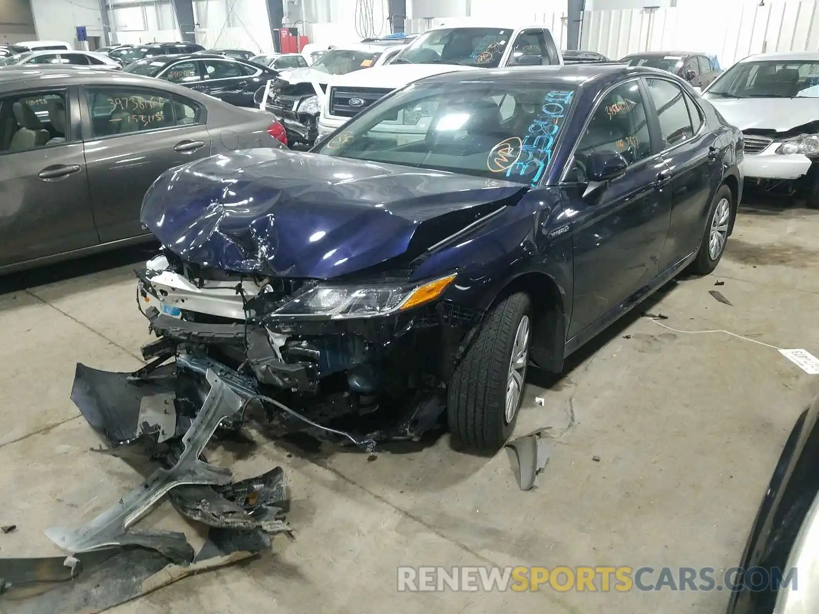 2 Photograph of a damaged car 4T1C31AK0MU023119 TOYOTA CAMRY 2021