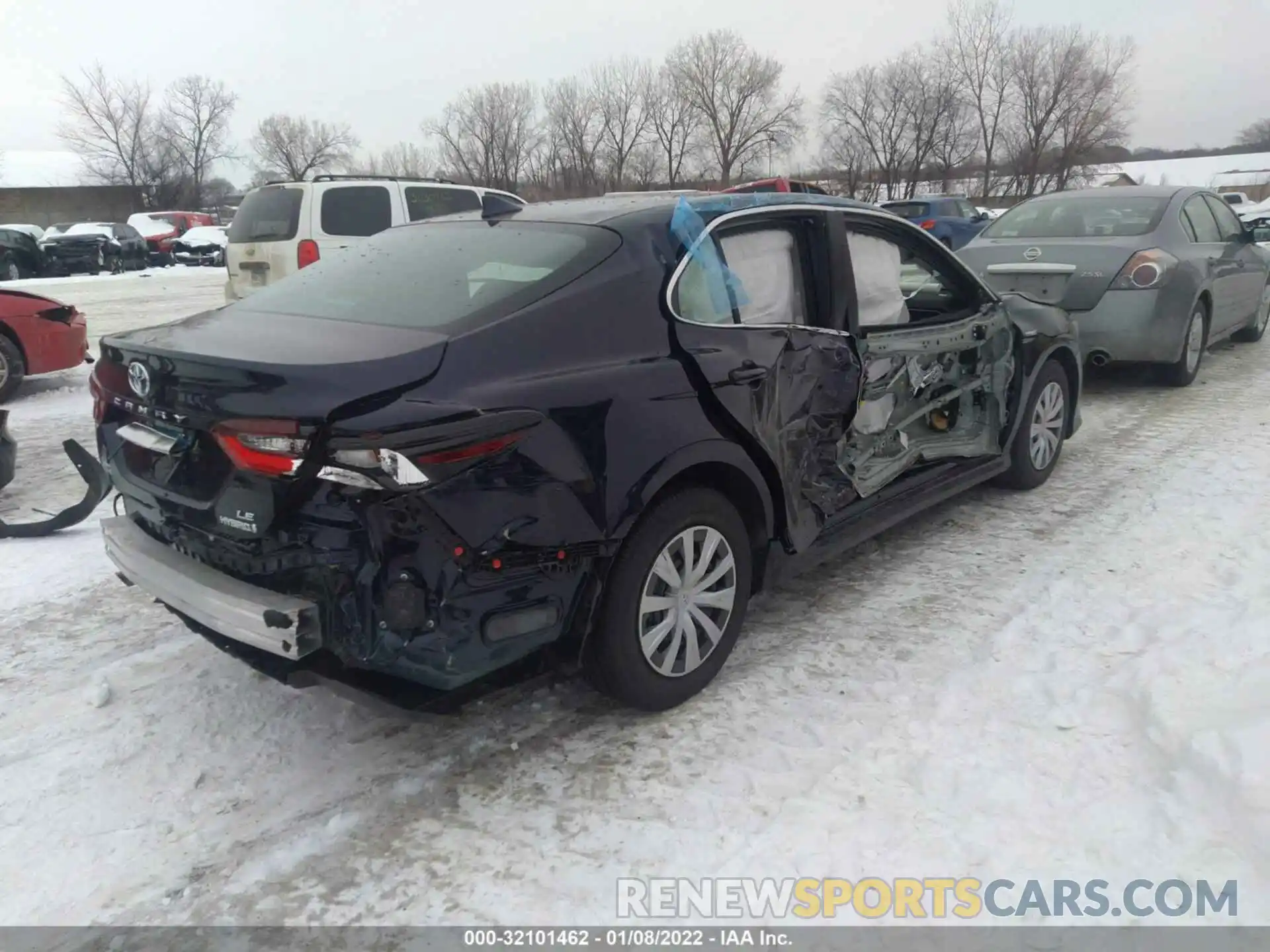 4 Photograph of a damaged car 4T1C31AK0MU031141 TOYOTA CAMRY 2021