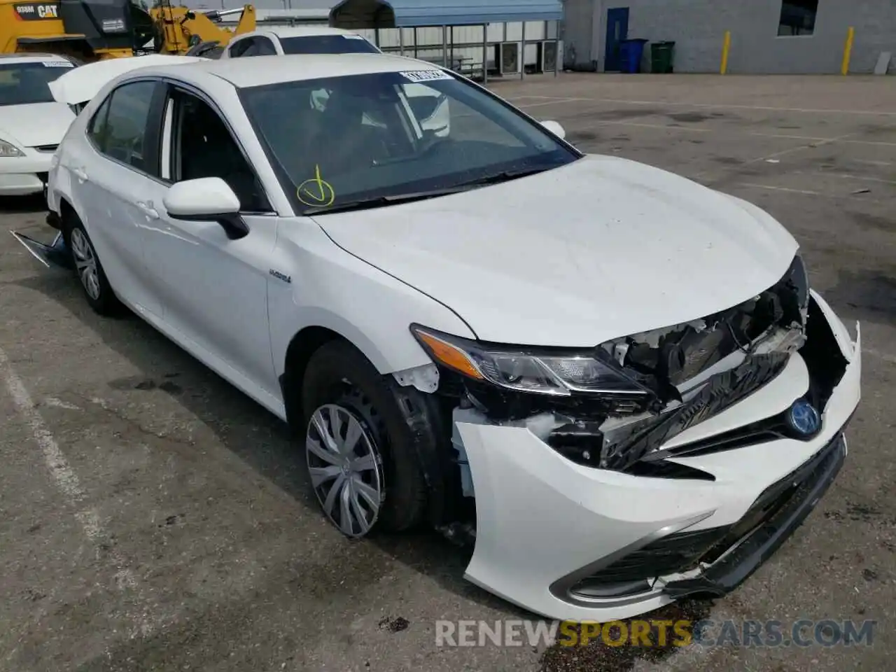 1 Photograph of a damaged car 4T1C31AK0MU547676 TOYOTA CAMRY 2021