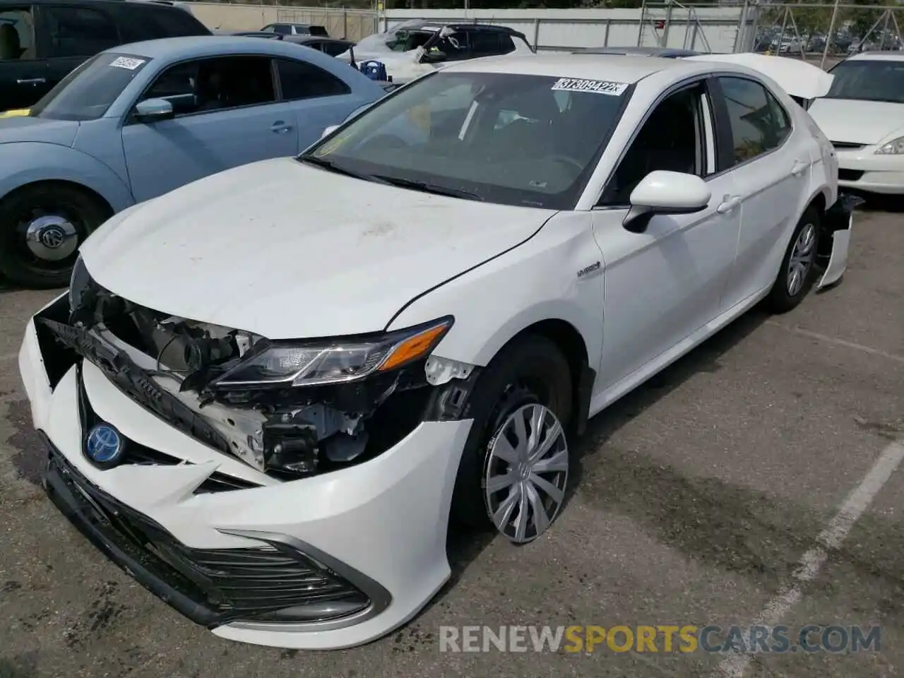 2 Photograph of a damaged car 4T1C31AK0MU547676 TOYOTA CAMRY 2021