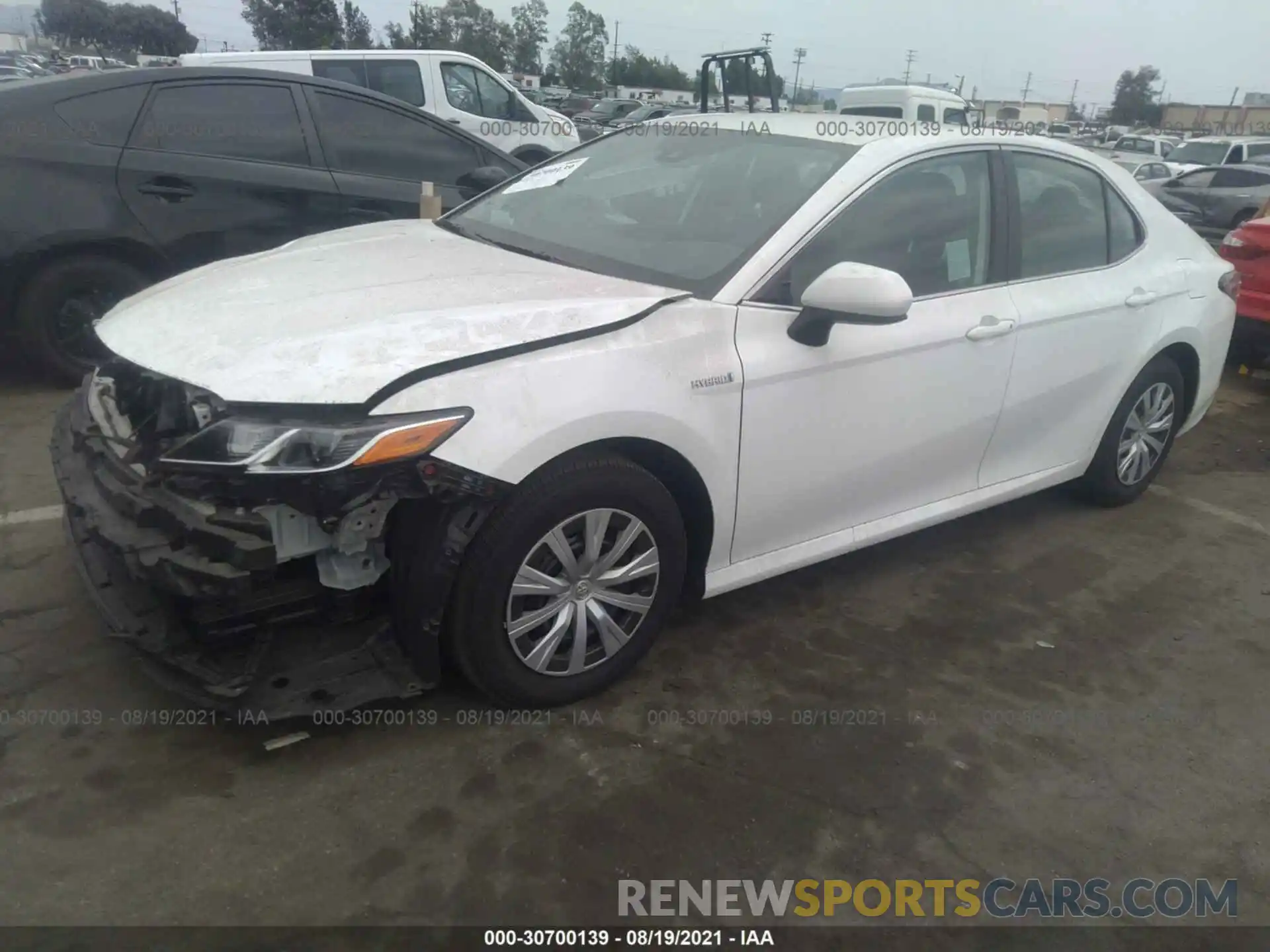 2 Photograph of a damaged car 4T1C31AK0MU549296 TOYOTA CAMRY 2021