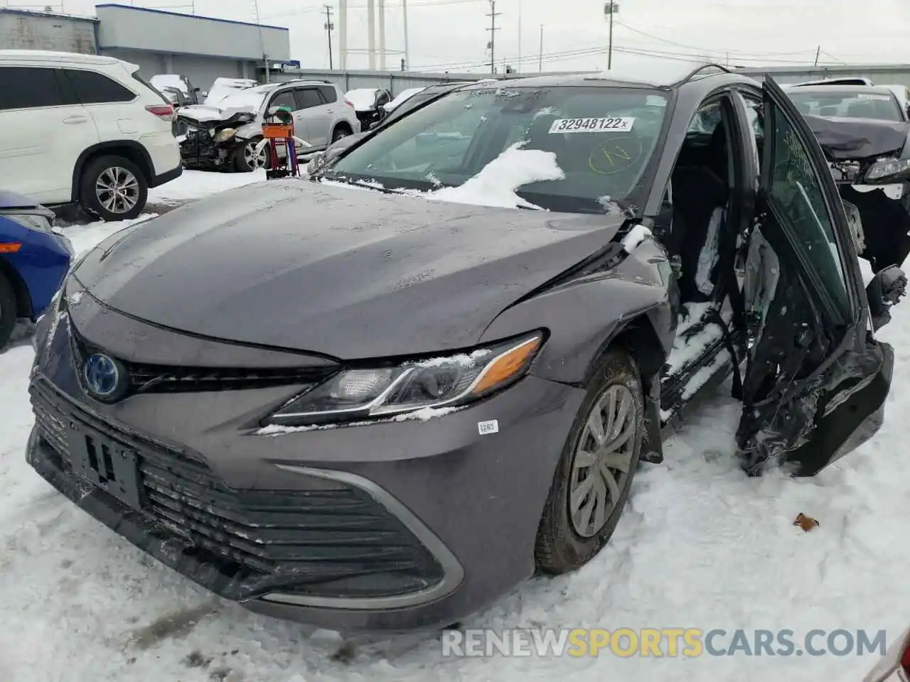 2 Photograph of a damaged car 4T1C31AK0MU563375 TOYOTA CAMRY 2021