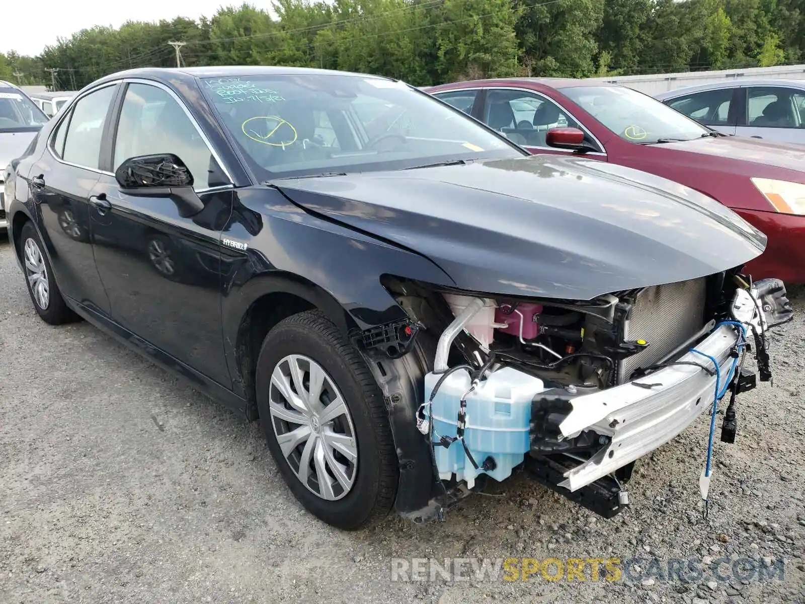 1 Photograph of a damaged car 4T1C31AK1MU023579 TOYOTA CAMRY 2021