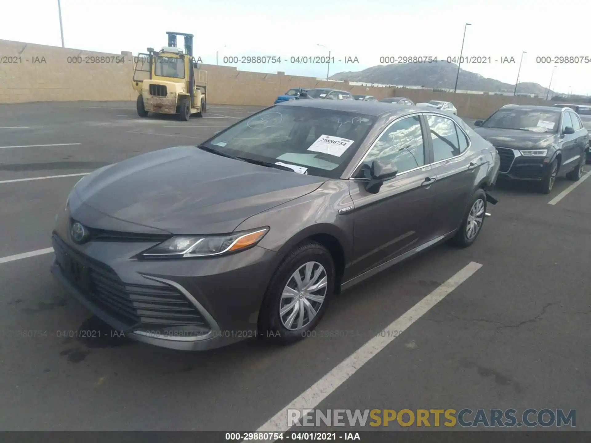 2 Photograph of a damaged car 4T1C31AK1MU024506 TOYOTA CAMRY 2021