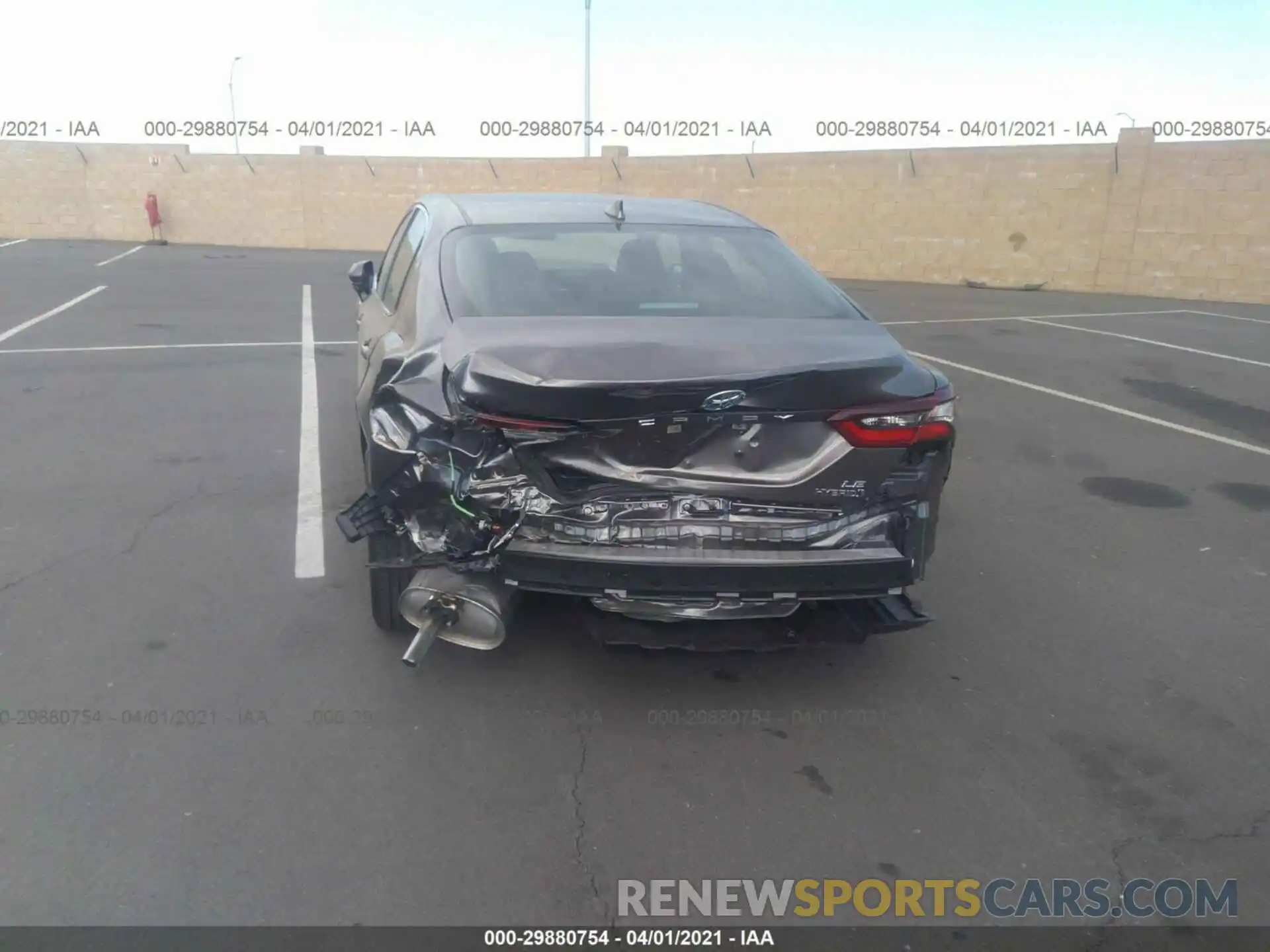 6 Photograph of a damaged car 4T1C31AK1MU024506 TOYOTA CAMRY 2021