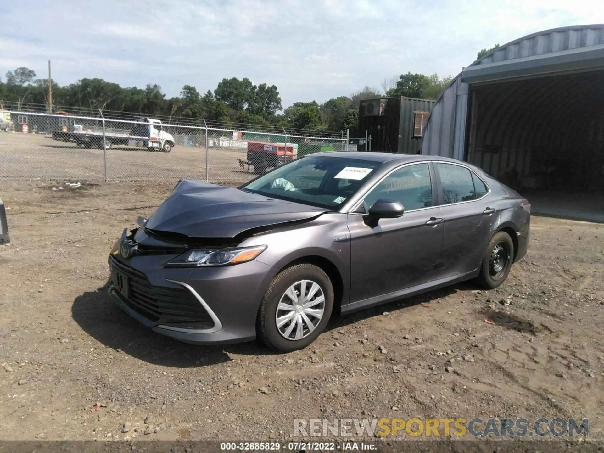 2 Photograph of a damaged car 4T1C31AK1MU030256 TOYOTA CAMRY 2021