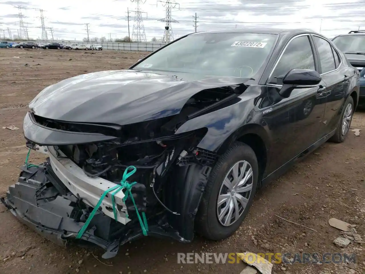 2 Photograph of a damaged car 4T1C31AK1MU548061 TOYOTA CAMRY 2021