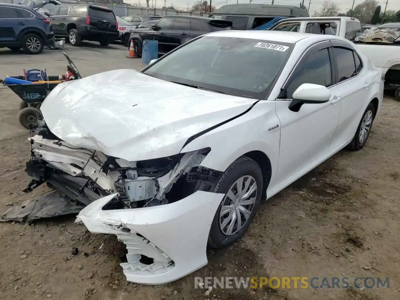 2 Photograph of a damaged car 4T1C31AK1MU550442 TOYOTA CAMRY 2021