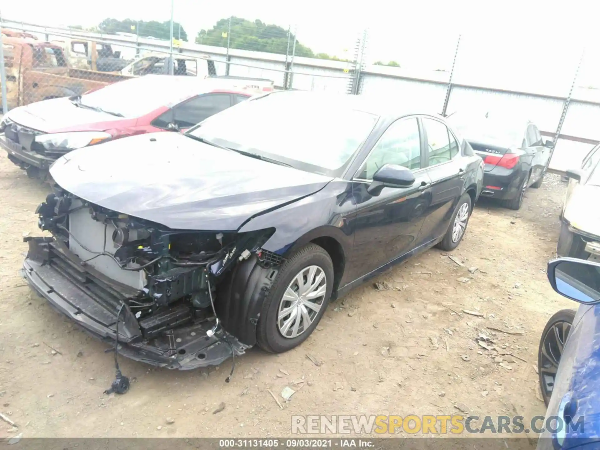 2 Photograph of a damaged car 4T1C31AK1MU557360 TOYOTA CAMRY 2021