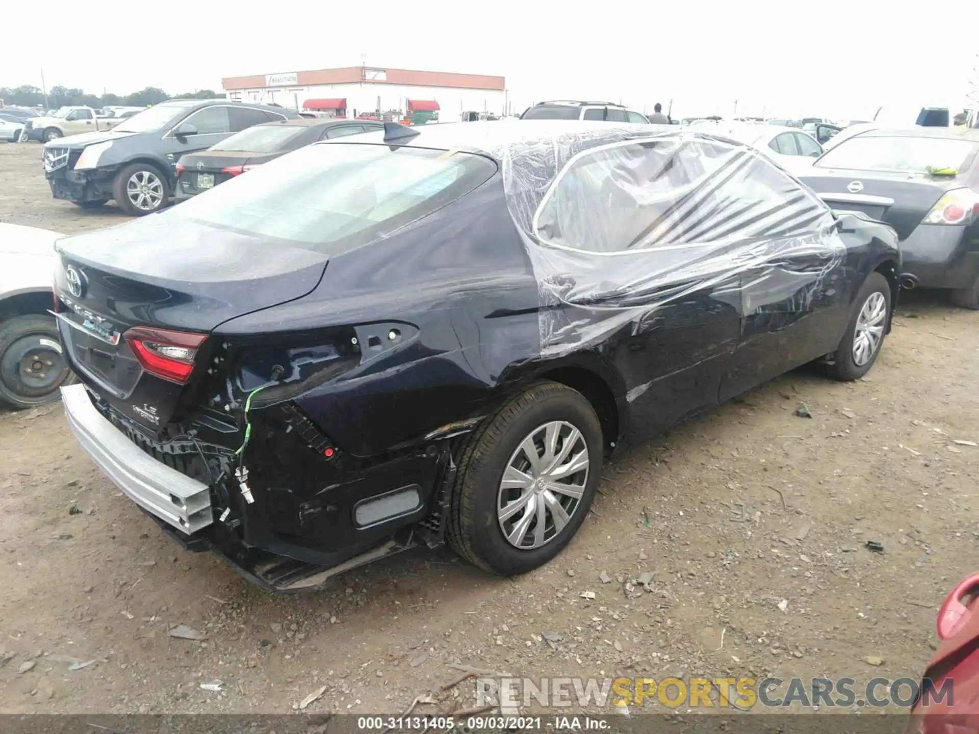 4 Photograph of a damaged car 4T1C31AK1MU557360 TOYOTA CAMRY 2021