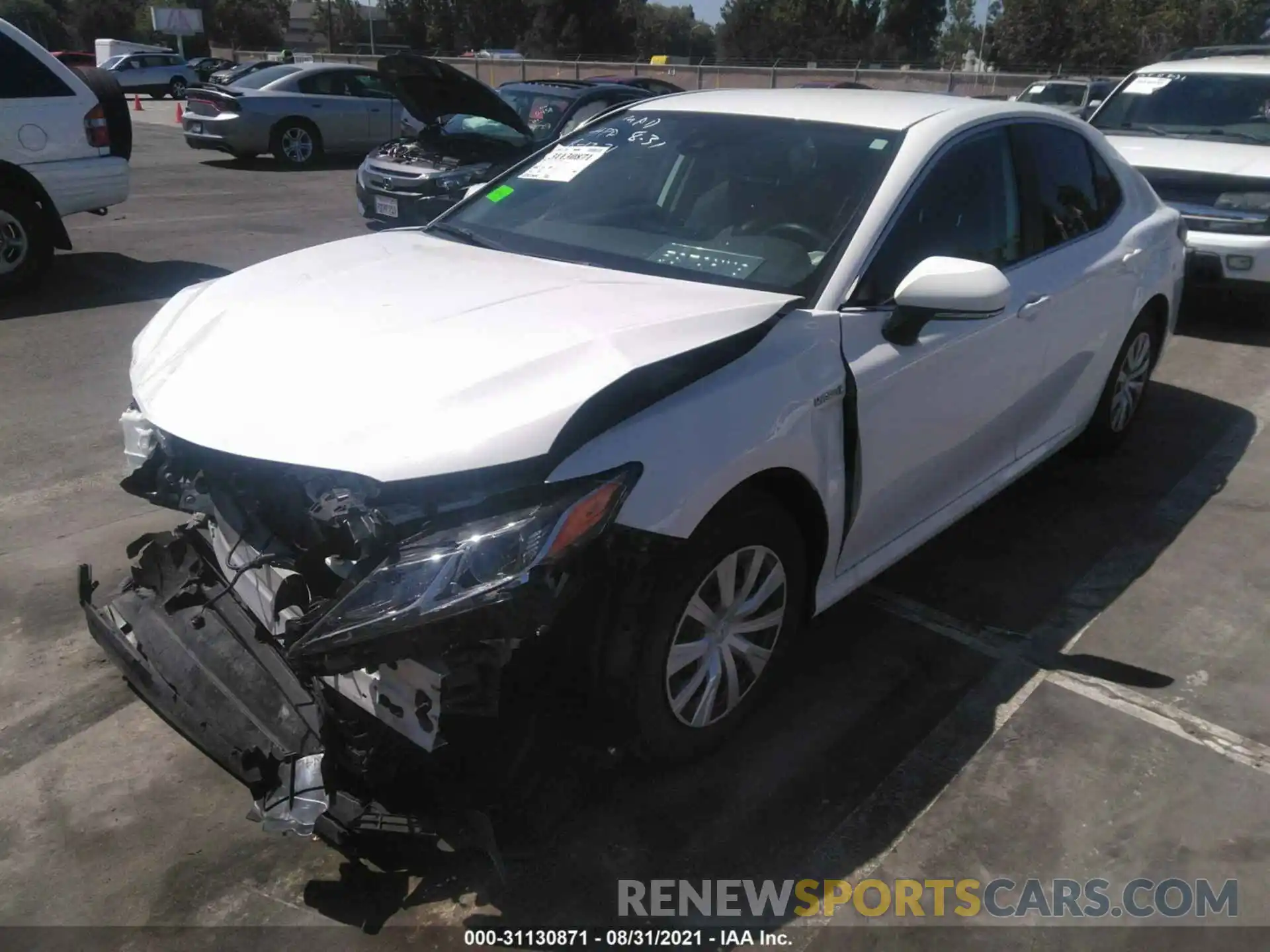 2 Photograph of a damaged car 4T1C31AK2MU546755 TOYOTA CAMRY 2021