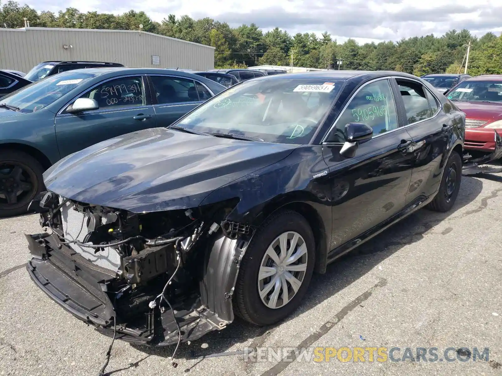 2 Photograph of a damaged car 4T1C31AK2MU559974 TOYOTA CAMRY 2021