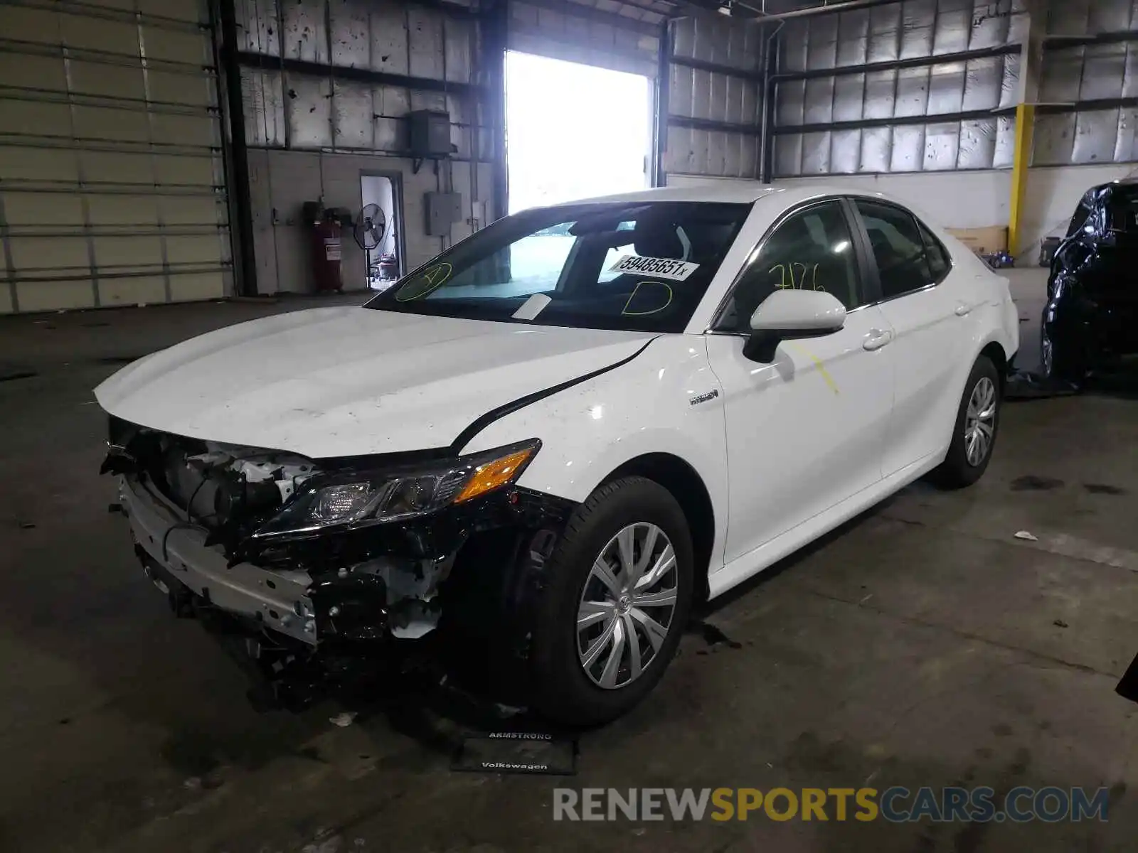 2 Photograph of a damaged car 4T1C31AK2MU560428 TOYOTA CAMRY 2021