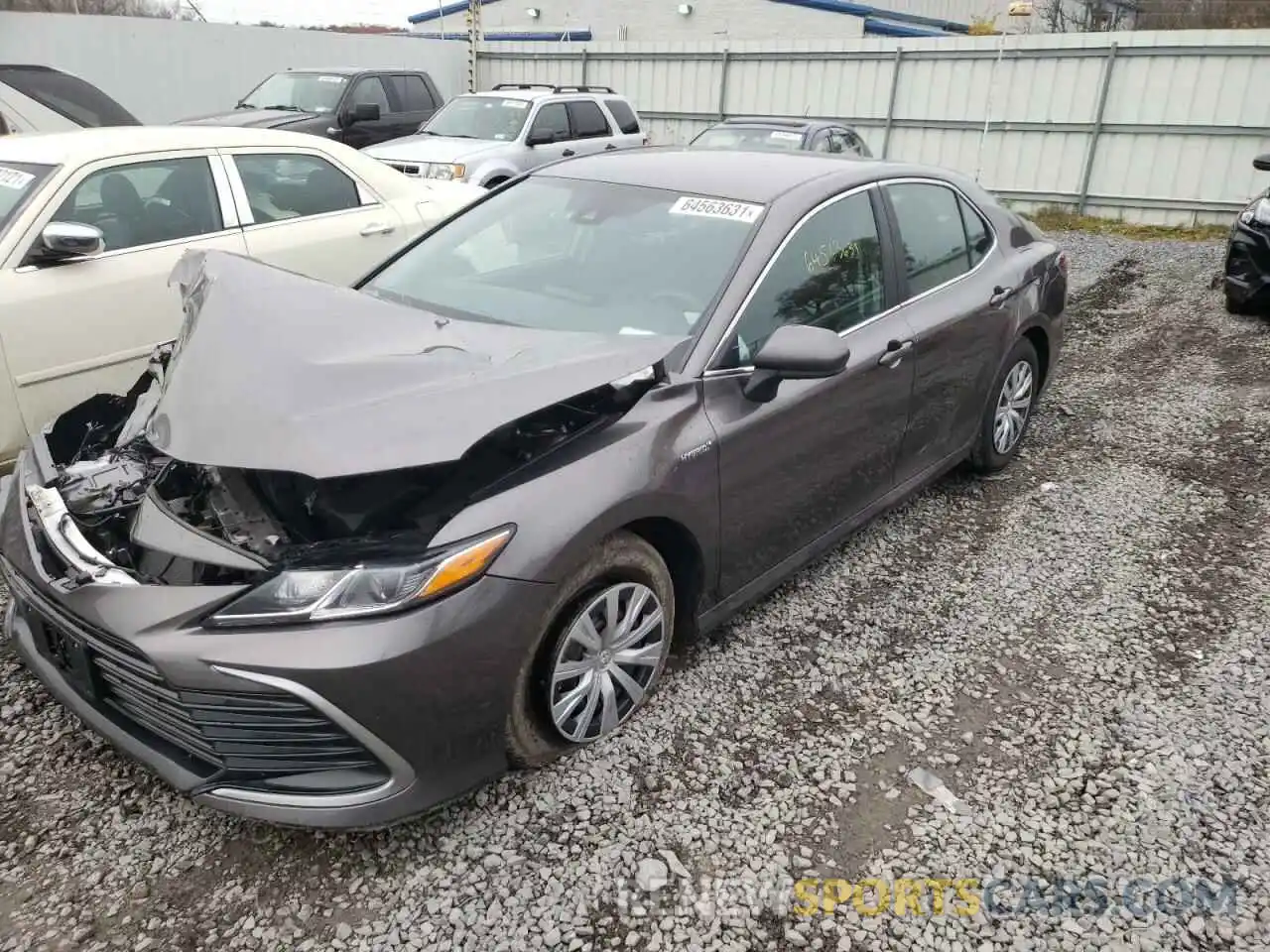 2 Photograph of a damaged car 4T1C31AK3MU023227 TOYOTA CAMRY 2021