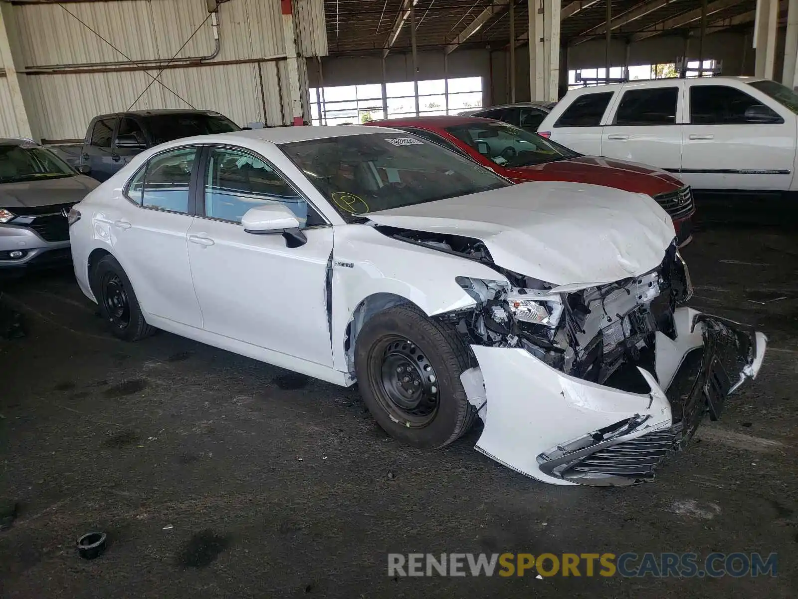 1 Photograph of a damaged car 4T1C31AK3MU549714 TOYOTA CAMRY 2021