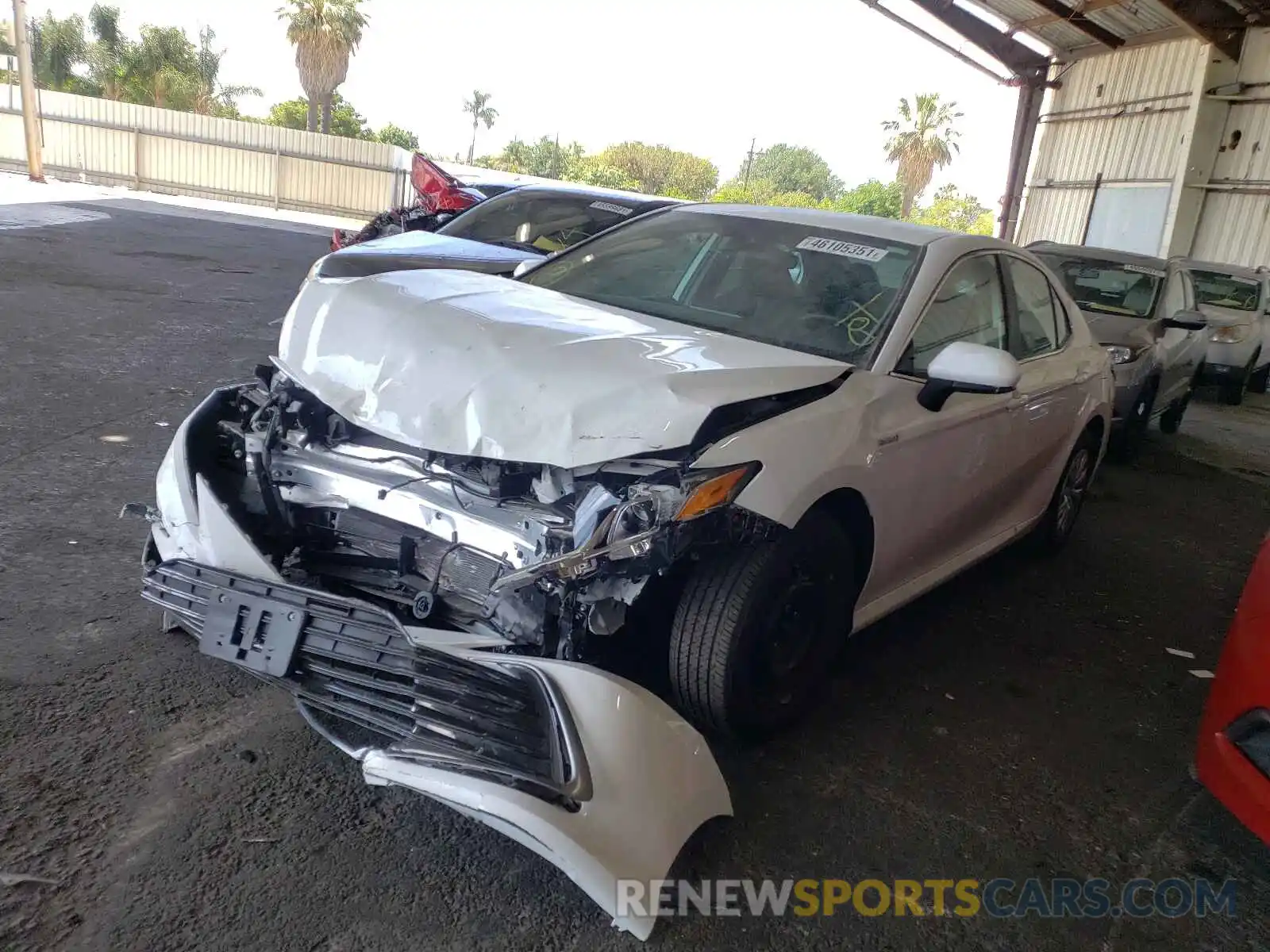 2 Photograph of a damaged car 4T1C31AK3MU549714 TOYOTA CAMRY 2021