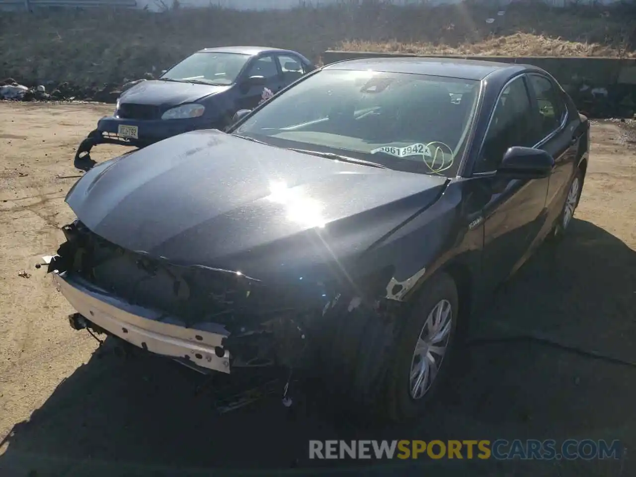 2 Photograph of a damaged car 4T1C31AK3MU549891 TOYOTA CAMRY 2021