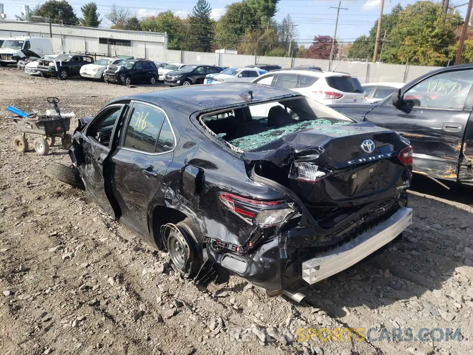 3 Photograph of a damaged car 4T1C31AK3MU559434 TOYOTA CAMRY 2021