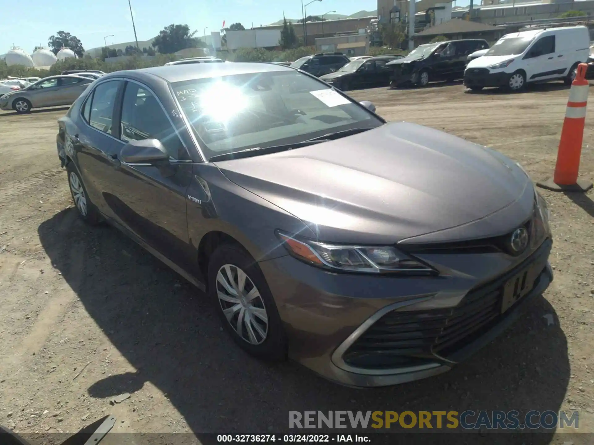 1 Photograph of a damaged car 4T1C31AK4MU546823 TOYOTA CAMRY 2021