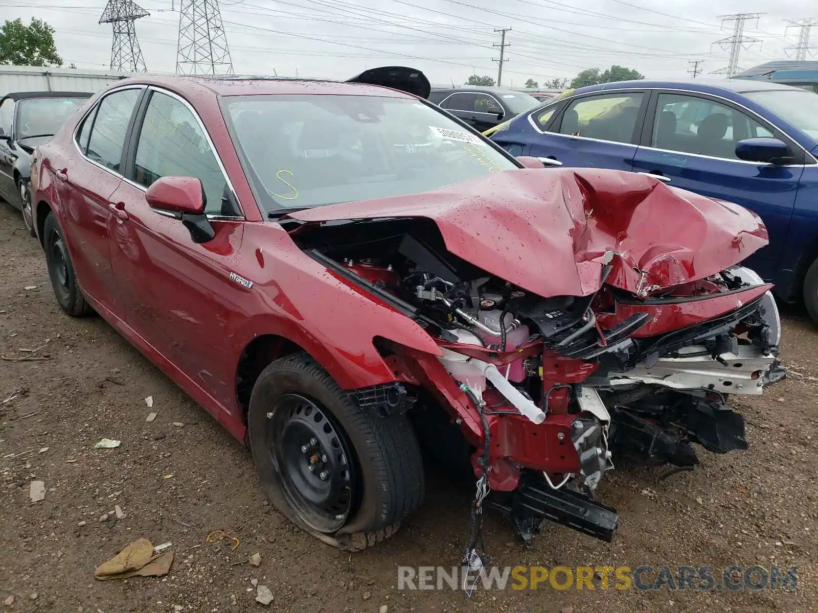 1 Photograph of a damaged car 4T1C31AK4MU547230 TOYOTA CAMRY 2021