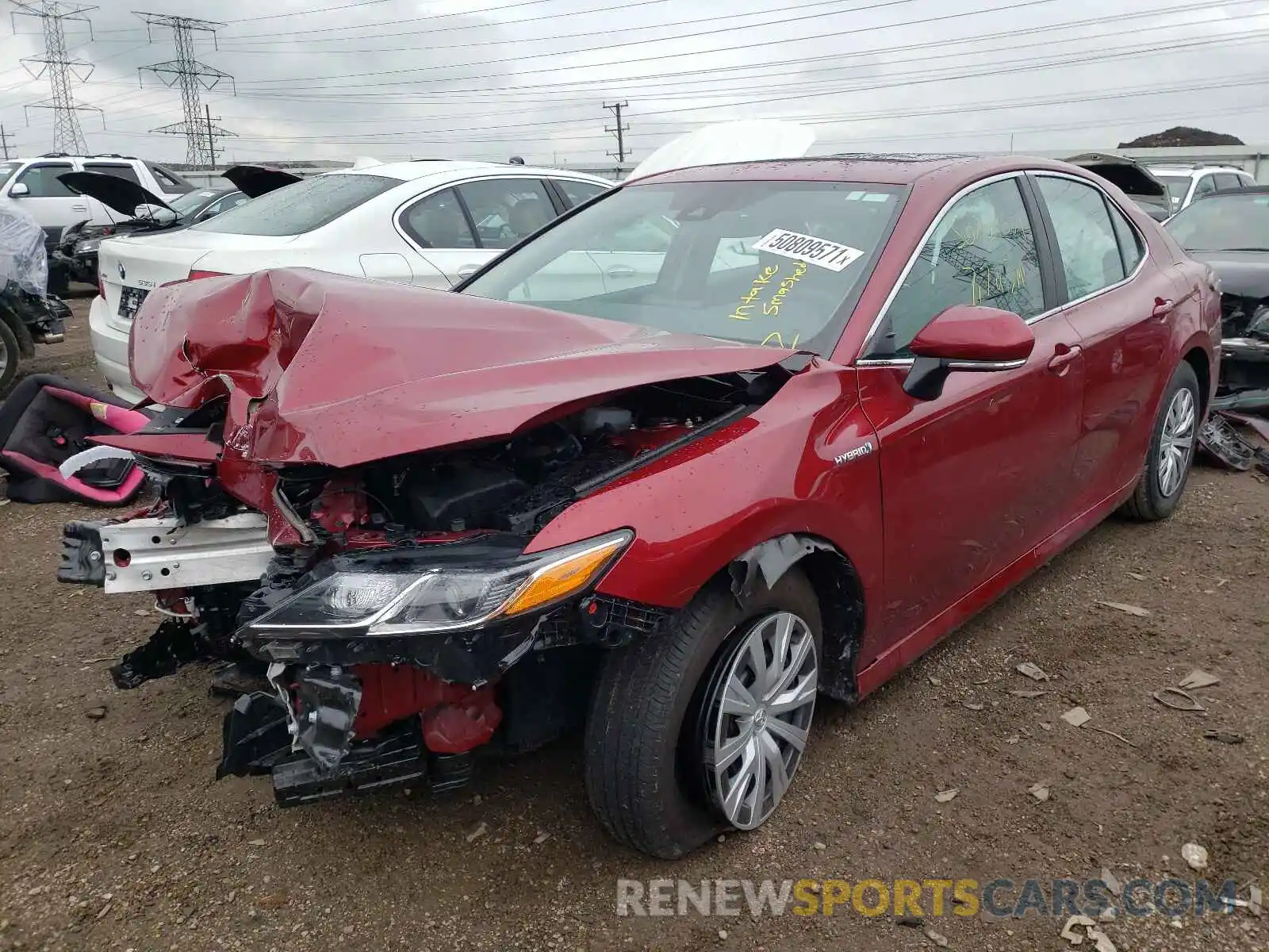 2 Photograph of a damaged car 4T1C31AK4MU547230 TOYOTA CAMRY 2021