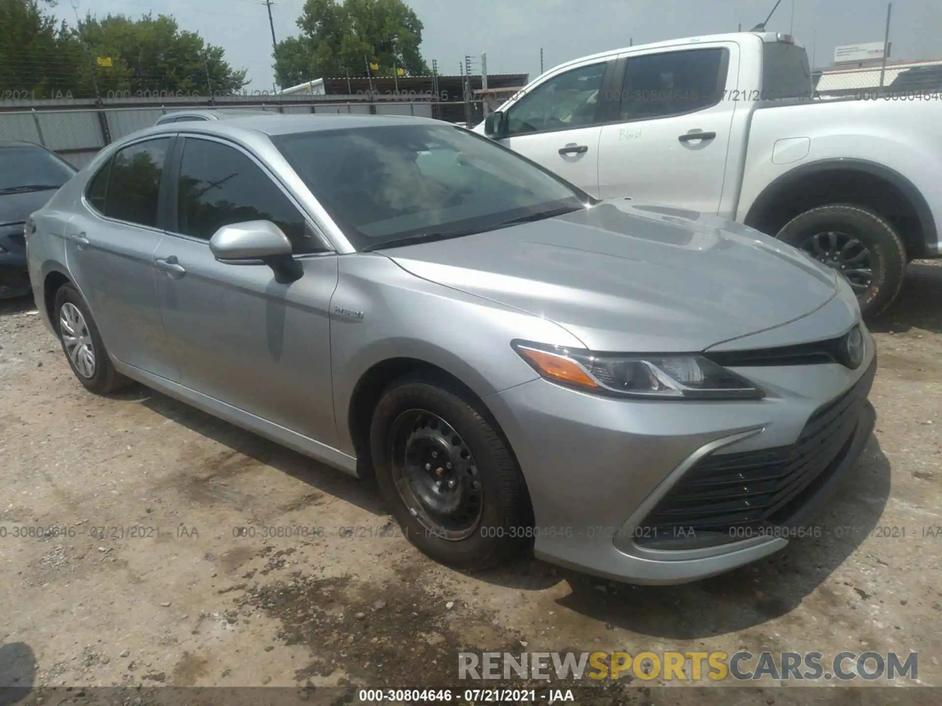 1 Photograph of a damaged car 4T1C31AK4MU553657 TOYOTA CAMRY 2021