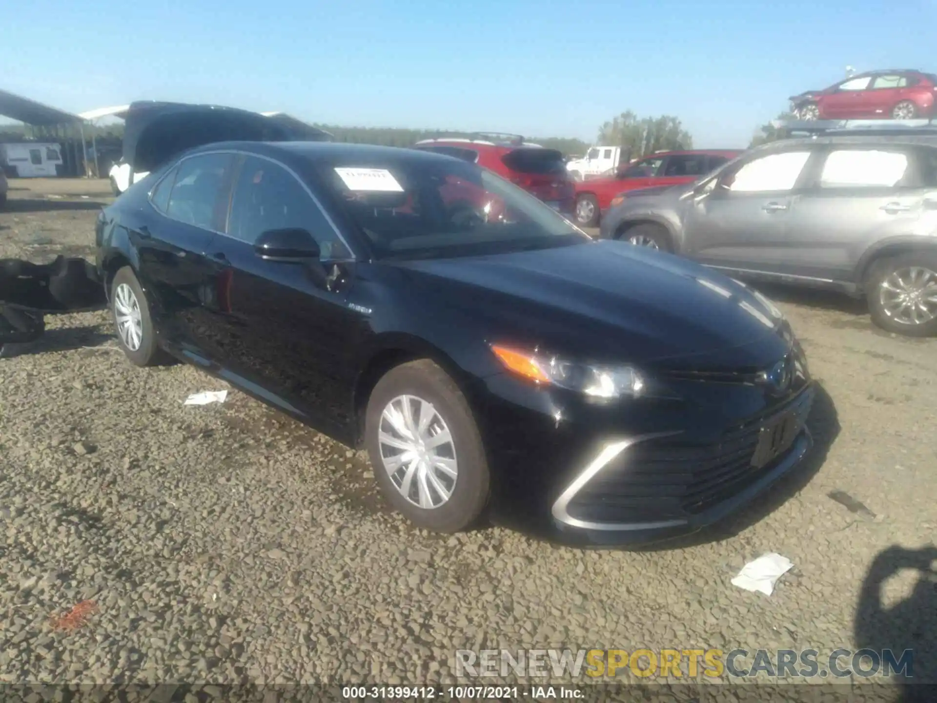 1 Photograph of a damaged car 4T1C31AK4MU554534 TOYOTA CAMRY 2021