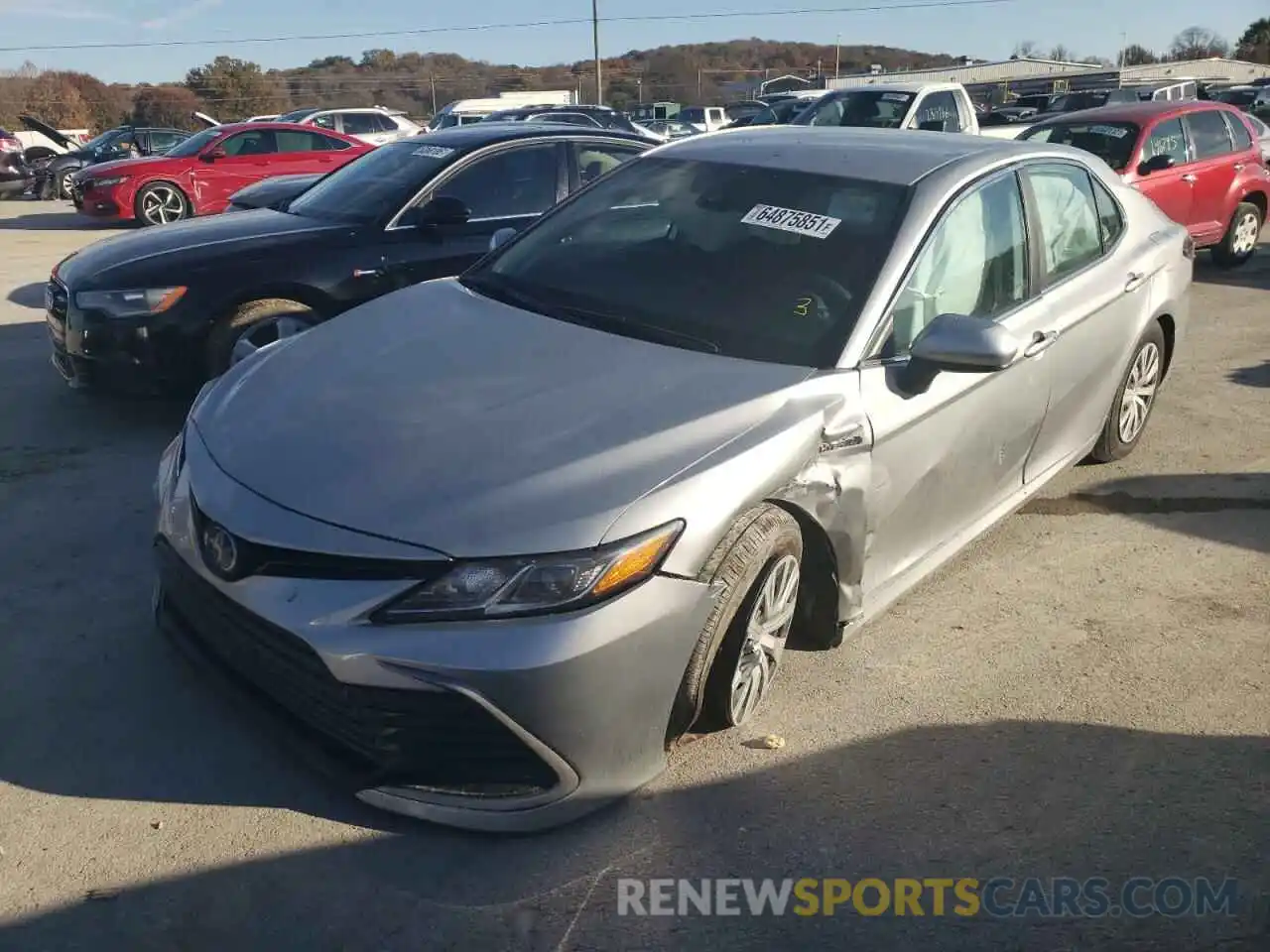 2 Photograph of a damaged car 4T1C31AK4MU555828 TOYOTA CAMRY 2021