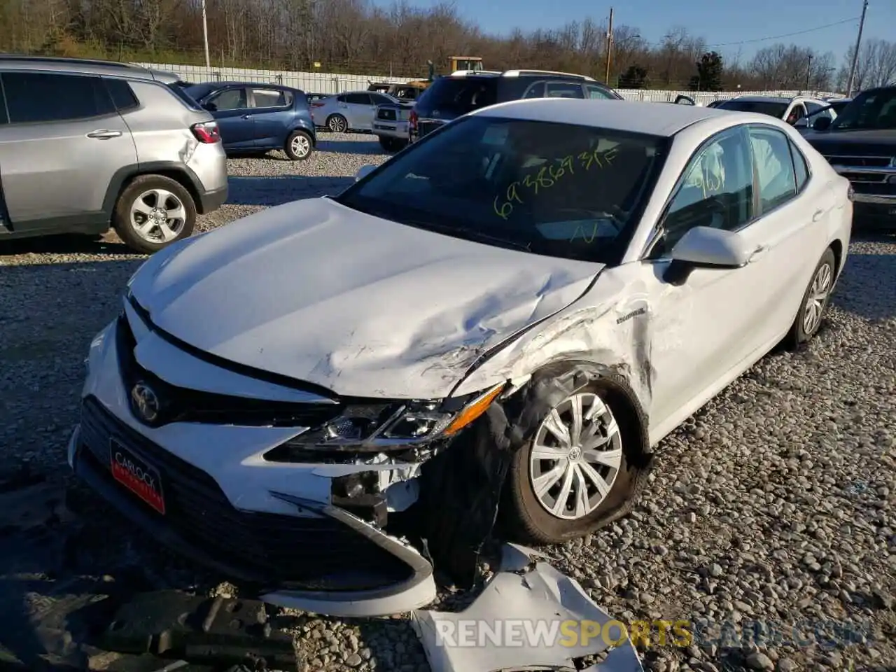 2 Photograph of a damaged car 4T1C31AK4MU557269 TOYOTA CAMRY 2021