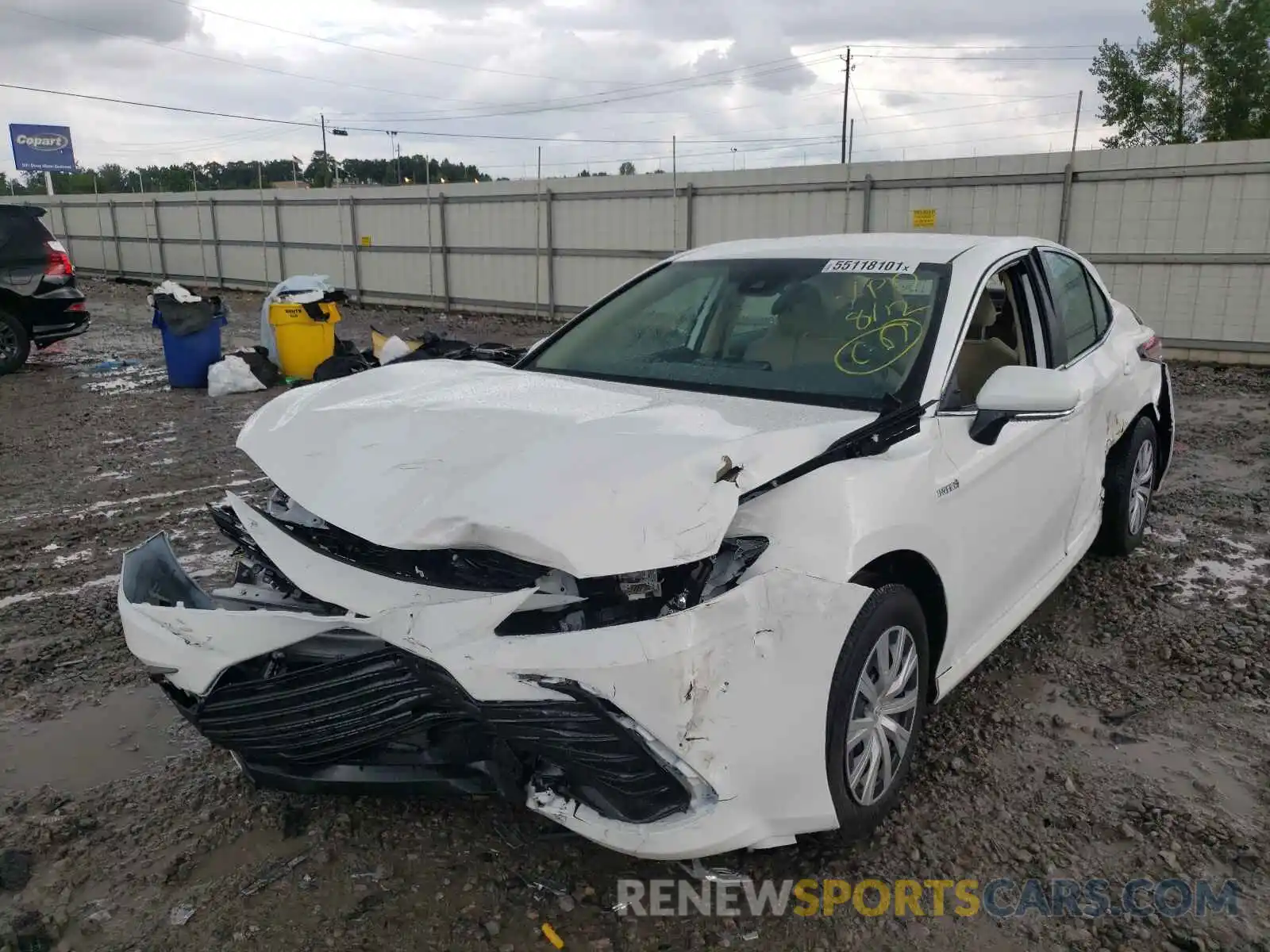 2 Photograph of a damaged car 4T1C31AK4MU567719 TOYOTA CAMRY 2021