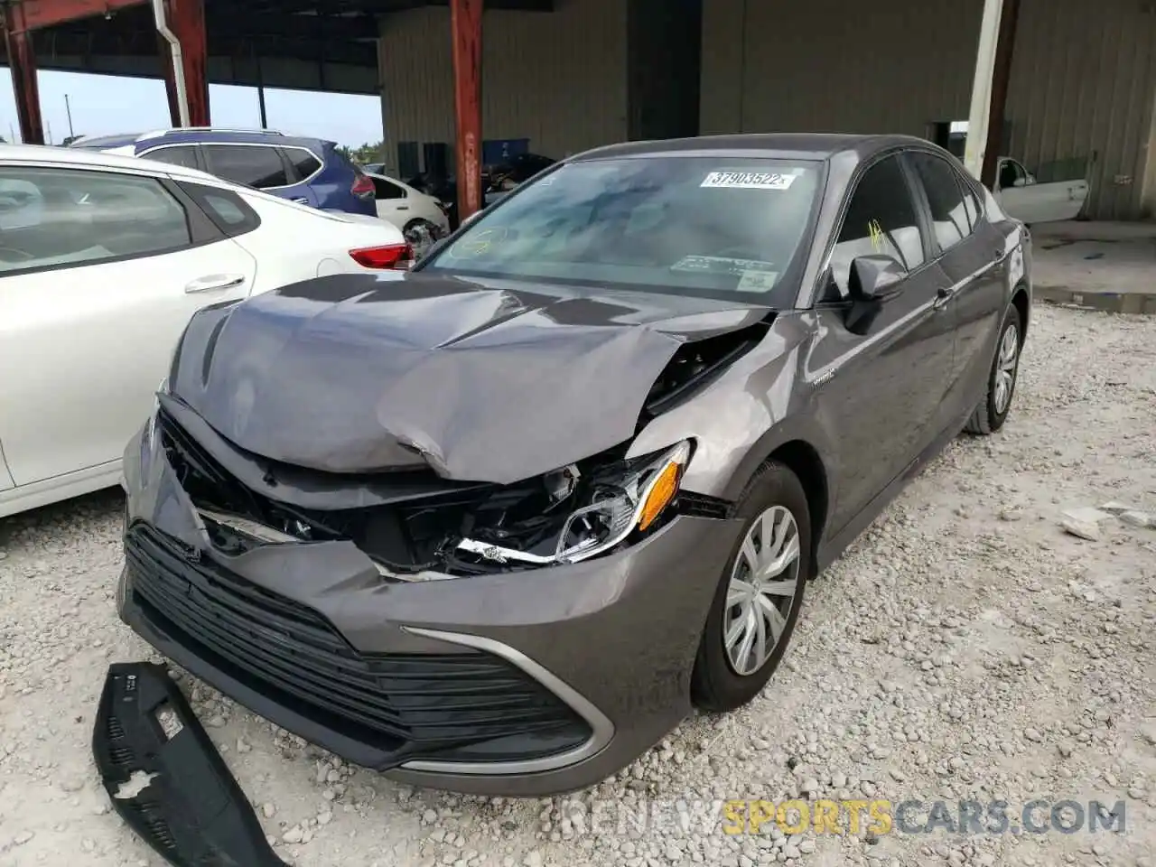 2 Photograph of a damaged car 4T1C31AK5MU023181 TOYOTA CAMRY 2021