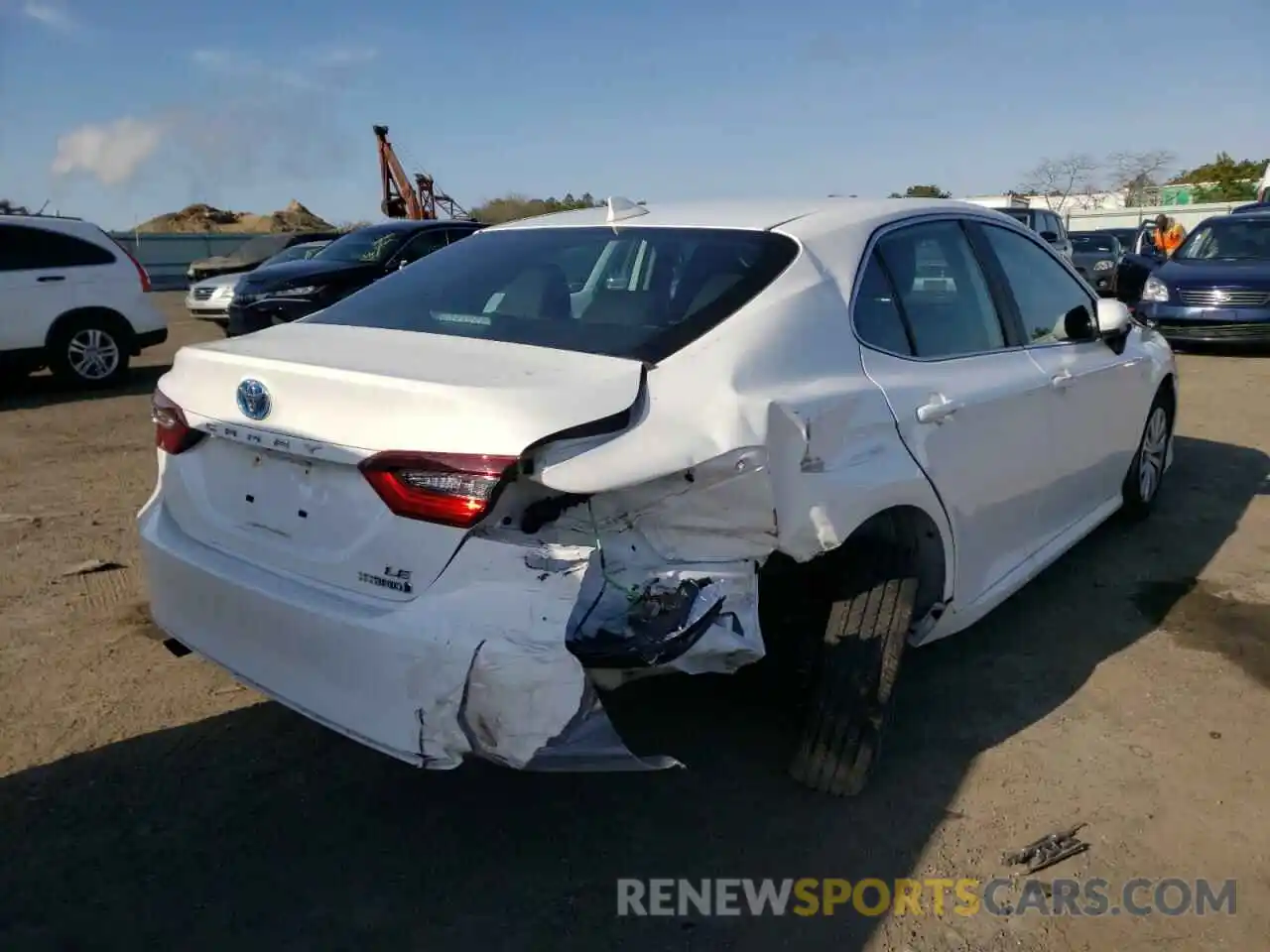 4 Photograph of a damaged car 4T1C31AK5MU025674 TOYOTA CAMRY 2021