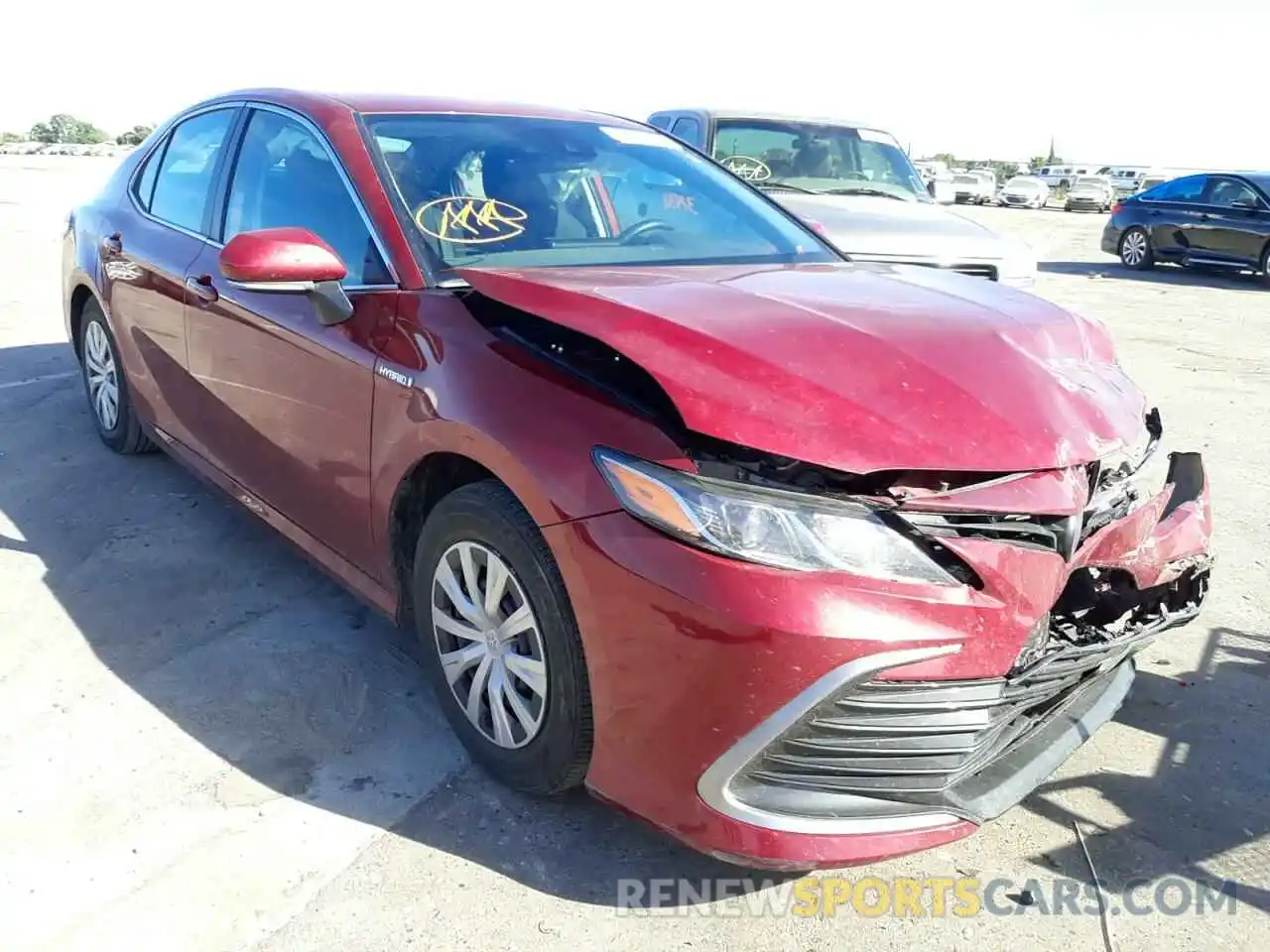 1 Photograph of a damaged car 4T1C31AK5MU562125 TOYOTA CAMRY 2021