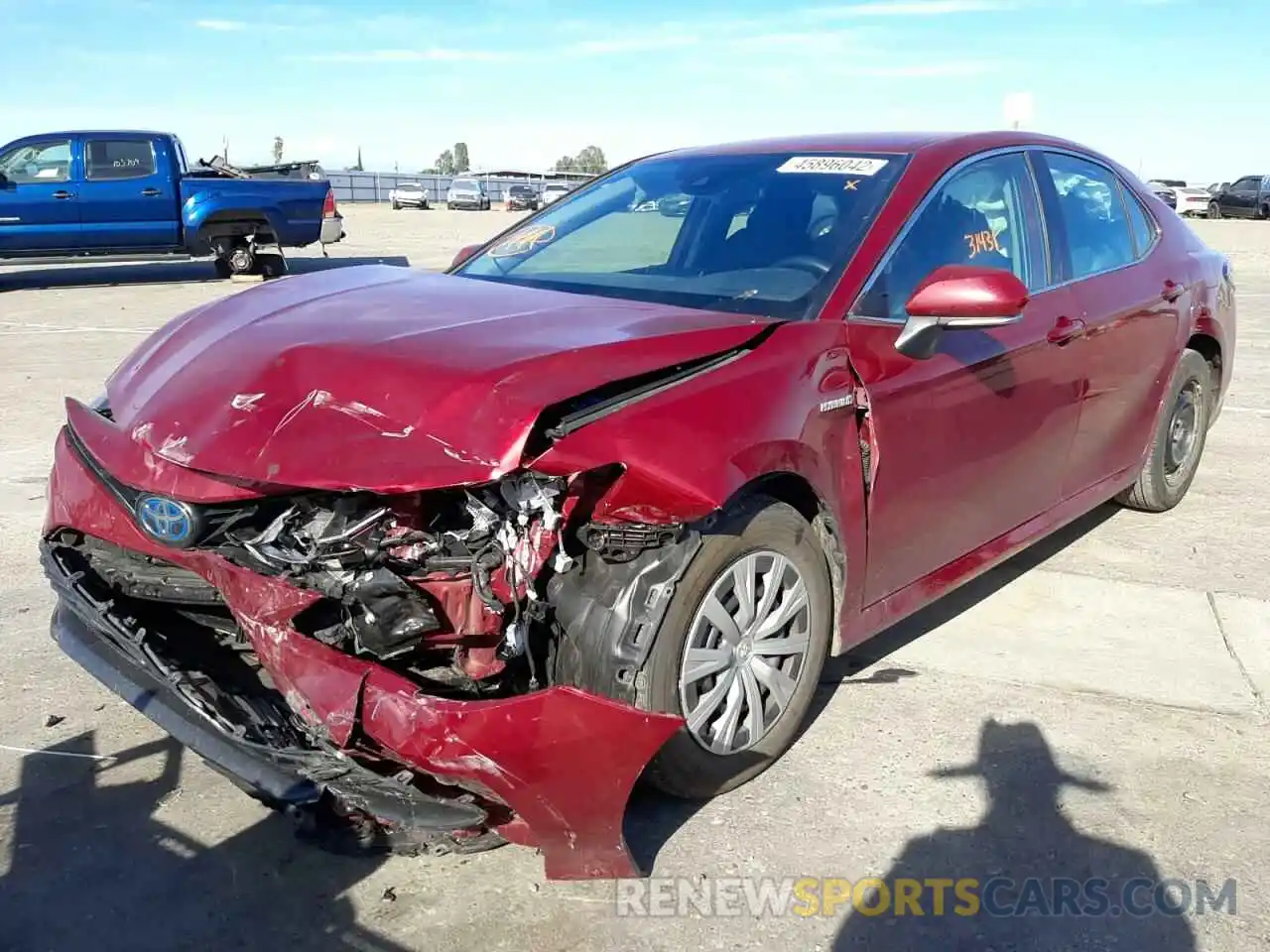 2 Photograph of a damaged car 4T1C31AK5MU562125 TOYOTA CAMRY 2021