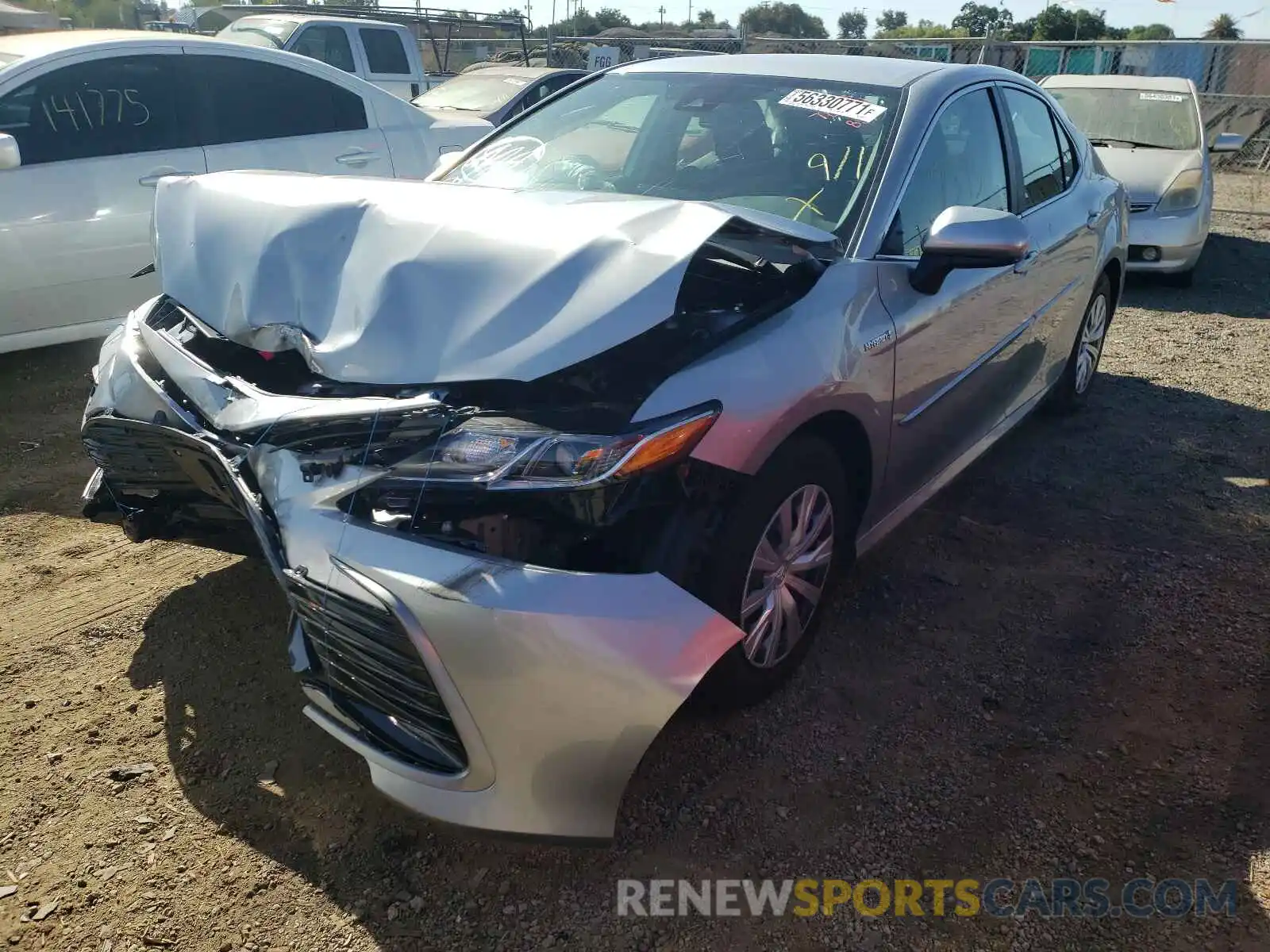 2 Photograph of a damaged car 4T1C31AK6MU028079 TOYOTA CAMRY 2021