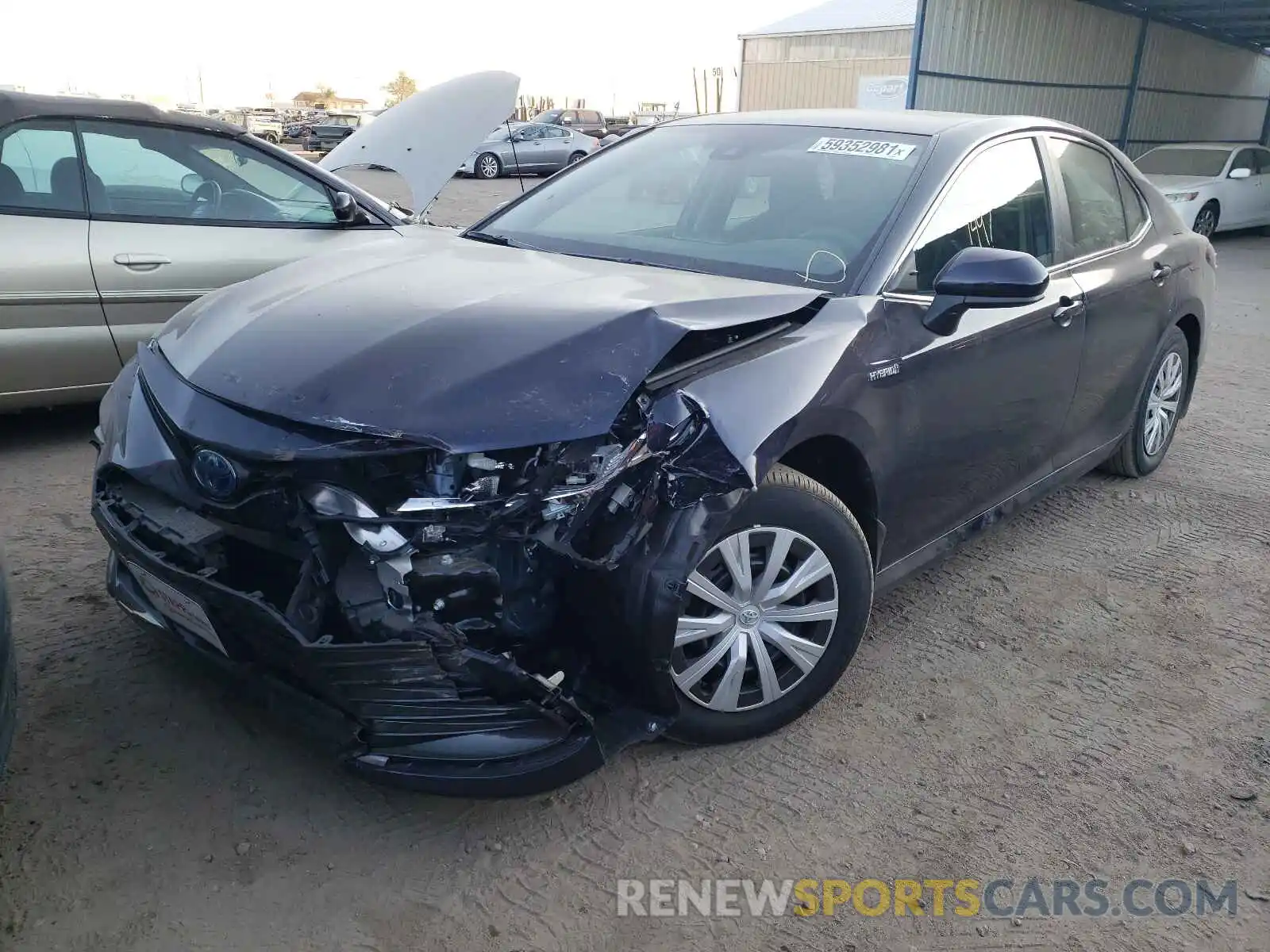 2 Photograph of a damaged car 4T1C31AK6MU031953 TOYOTA CAMRY 2021