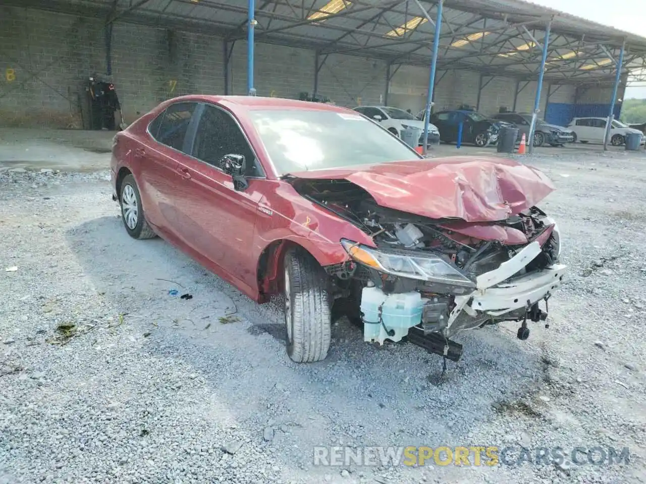 1 Photograph of a damaged car 4T1C31AK6MU557337 TOYOTA CAMRY 2021