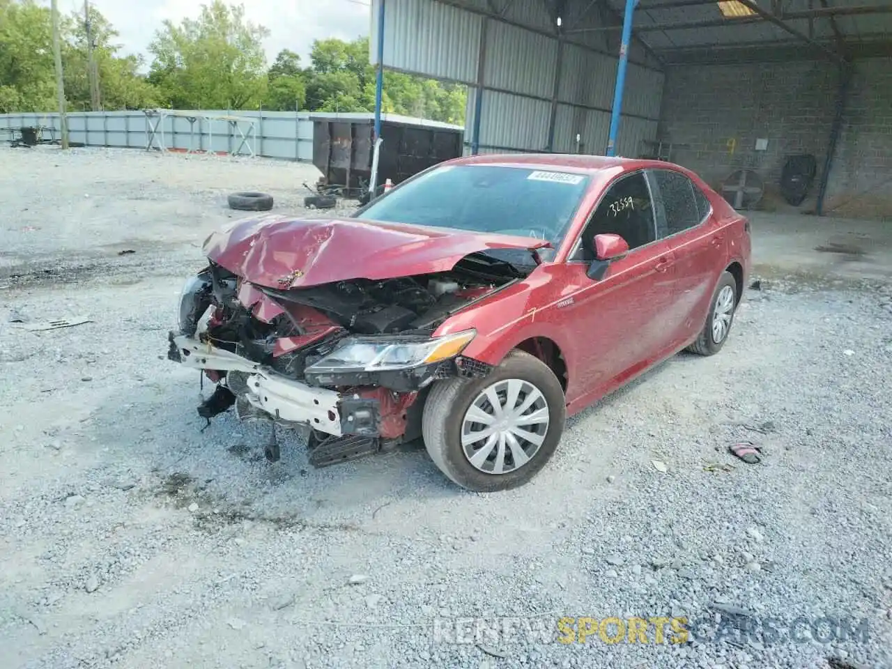 2 Photograph of a damaged car 4T1C31AK6MU557337 TOYOTA CAMRY 2021