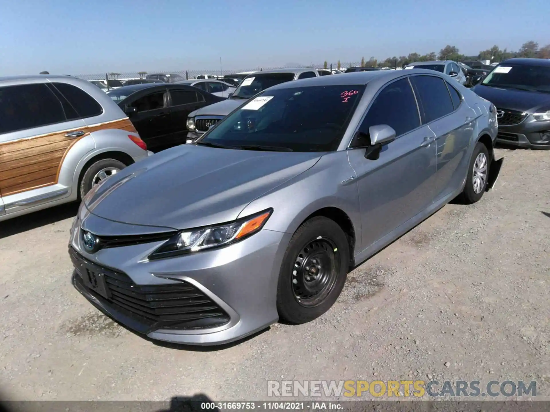 2 Photograph of a damaged car 4T1C31AK6MU566233 TOYOTA CAMRY 2021