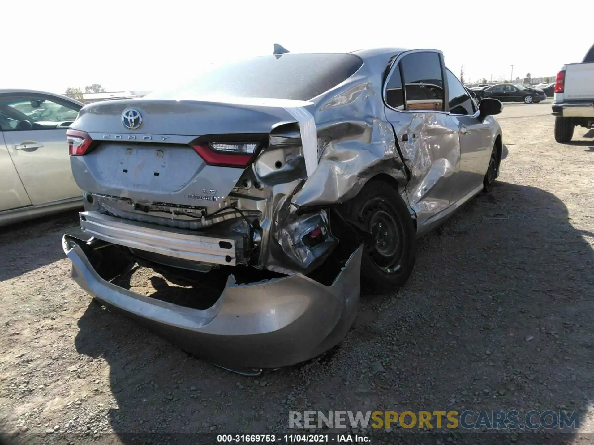 4 Photograph of a damaged car 4T1C31AK6MU566233 TOYOTA CAMRY 2021